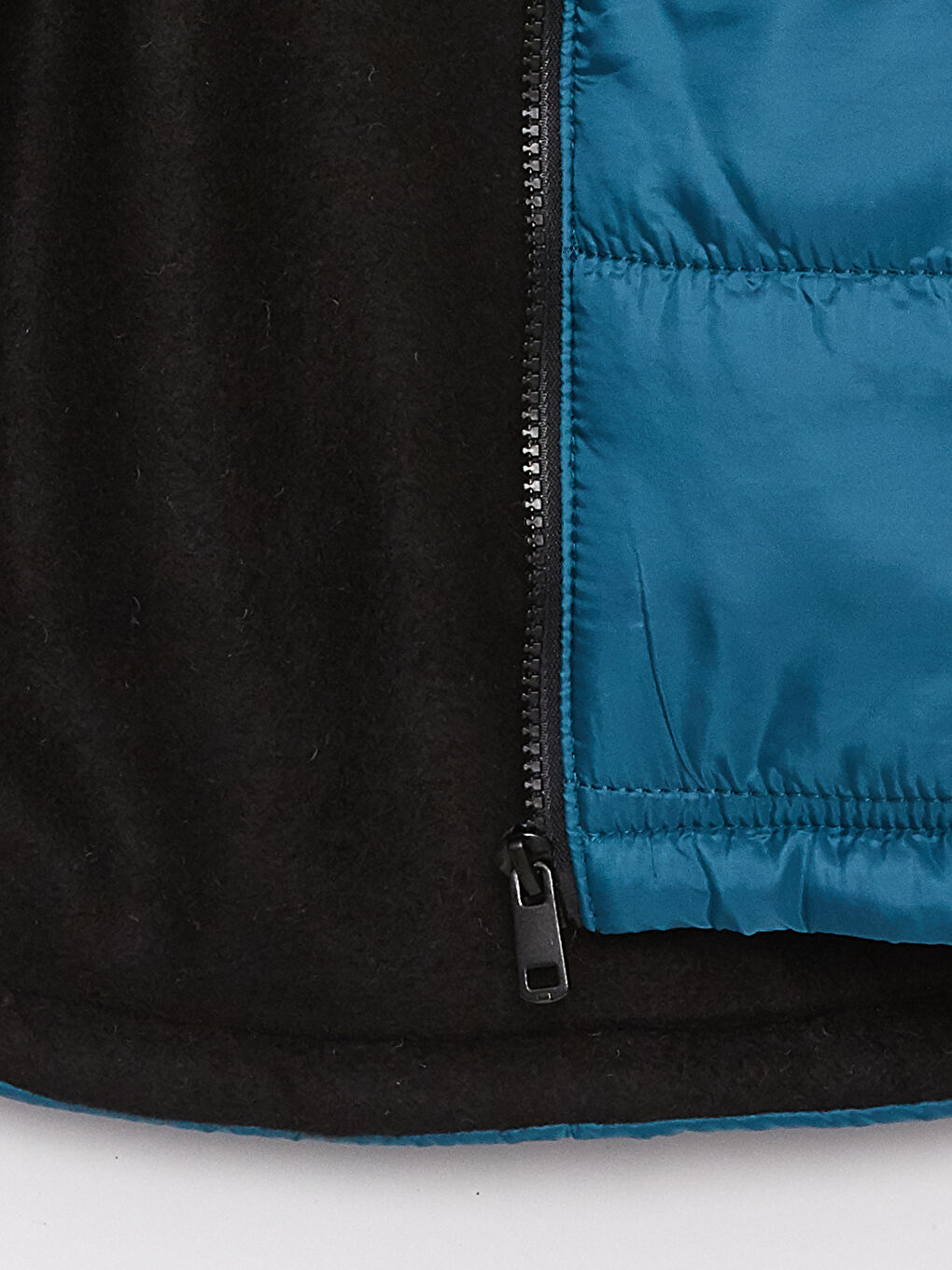 Mavi Kapüşonlu Erkek Bebek Şişme Mont-6