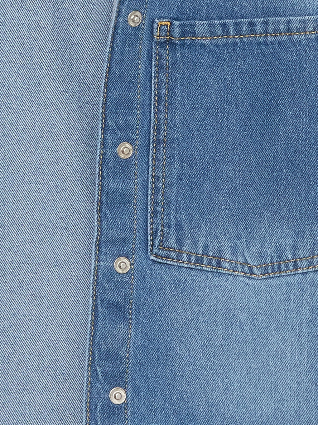 İndigo Rahat Kalıp Kız Çocuk Jean Ceket-2