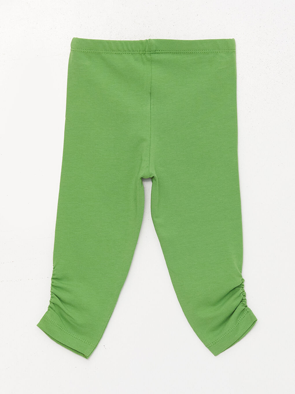 Yeşil Bisiklet Yaka Uzun Kollu Kız Bebek 2'li Takım-4