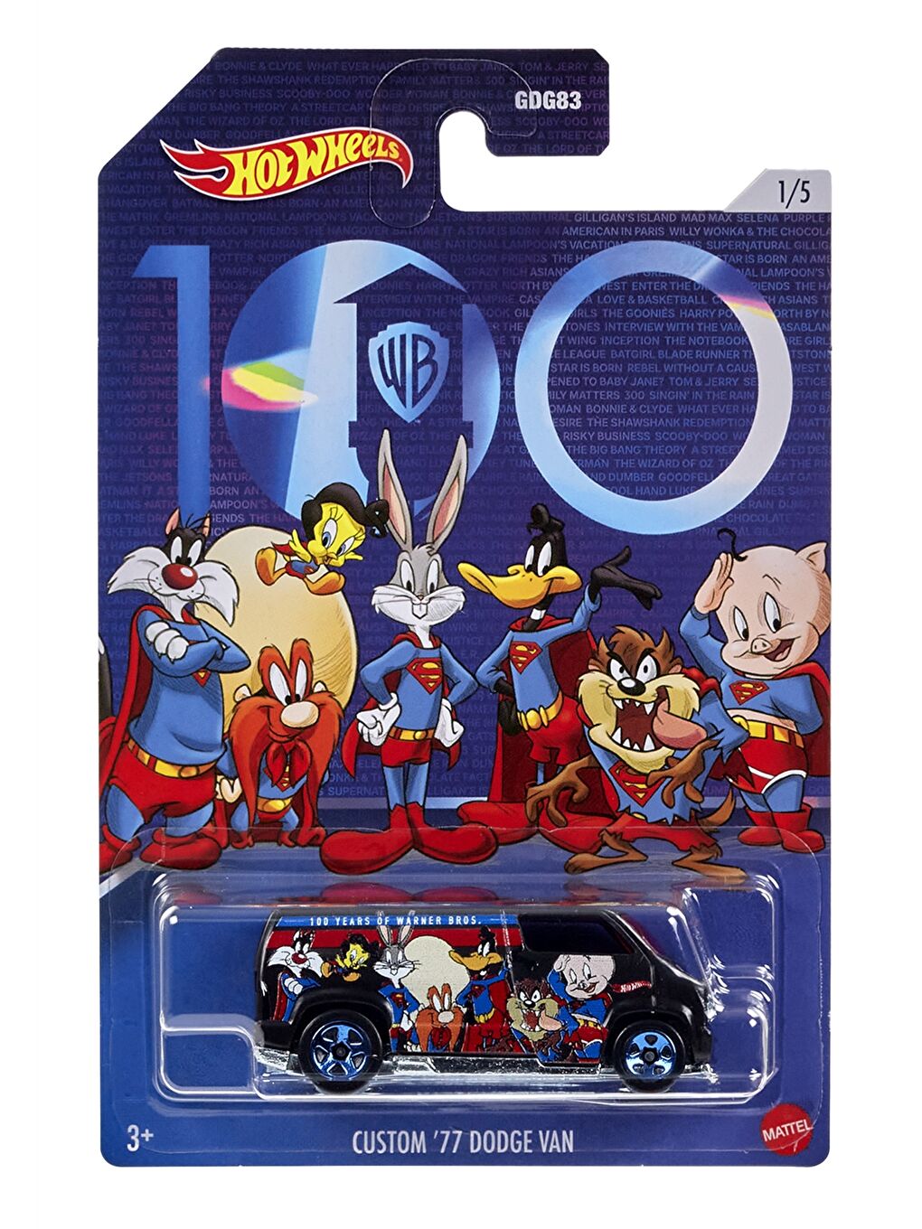 Warner Bros Baskılı Oyuncak Araba