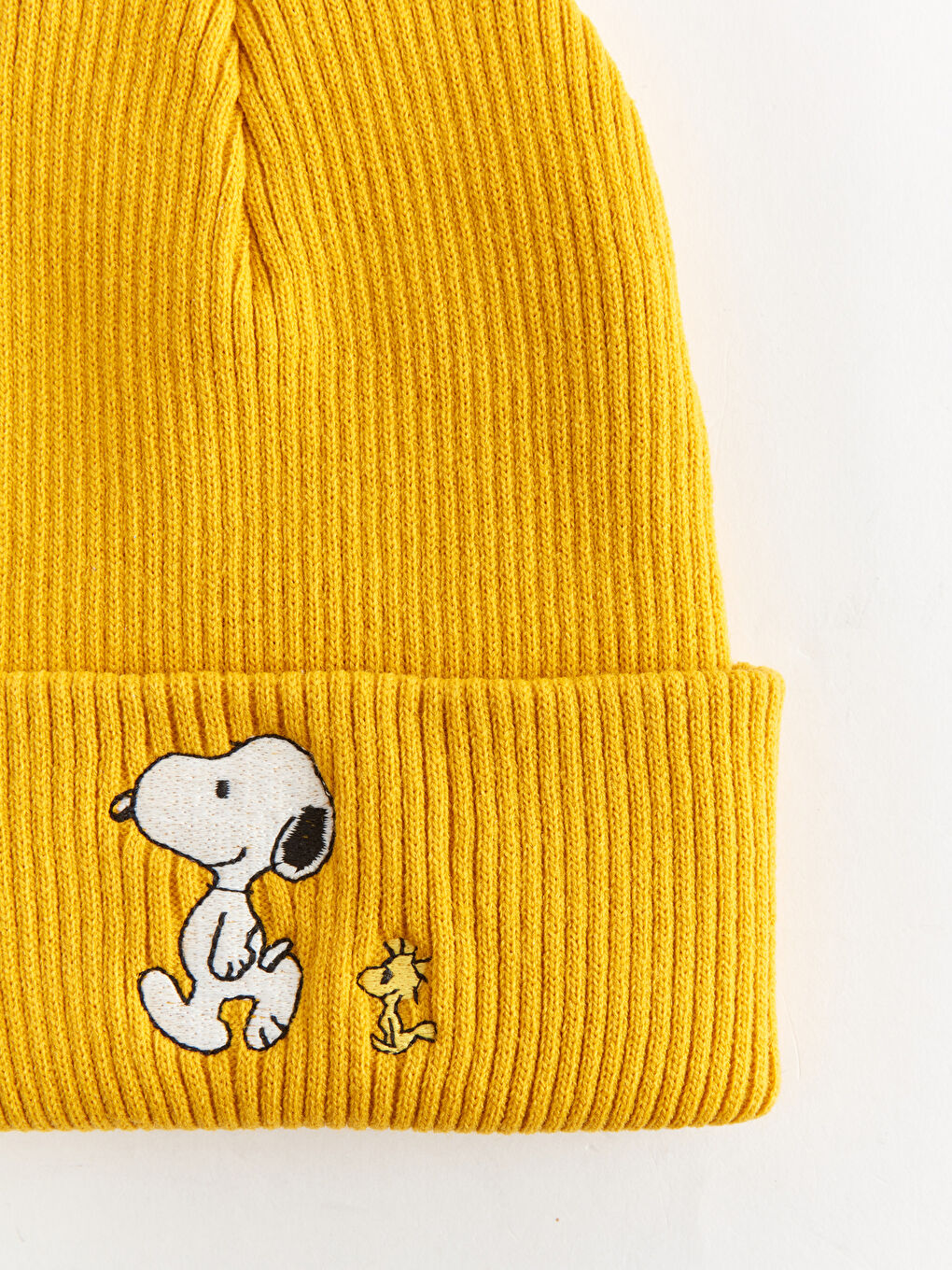 LCW ACCESSORIES Sarı Snoopy Nakışlı Erkek Çocuk Triko Bere - 2