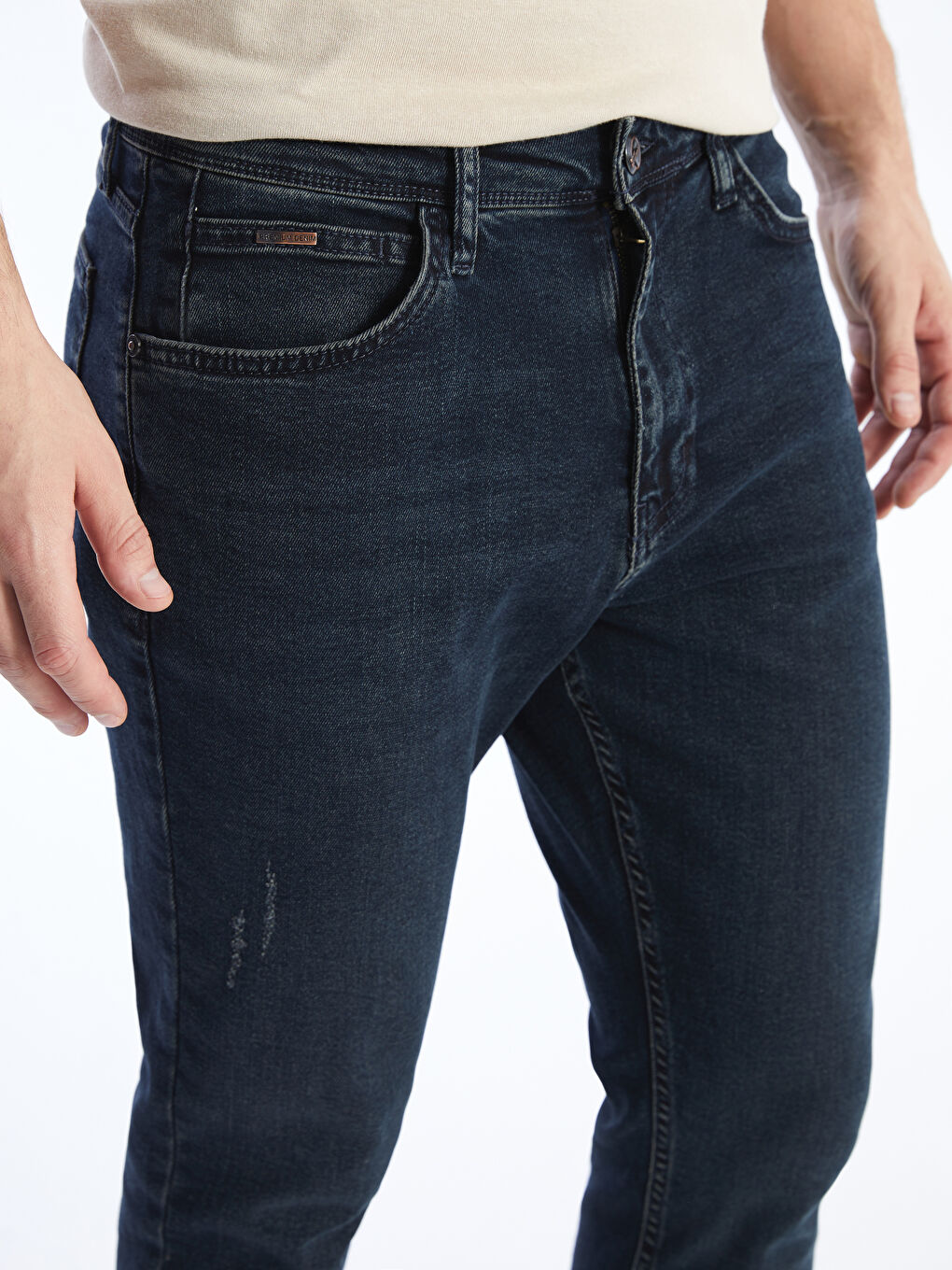 LCW Jeans Koyu Rodeo 730 Havuç Kalıp Erkek Jean Pantolon - 1