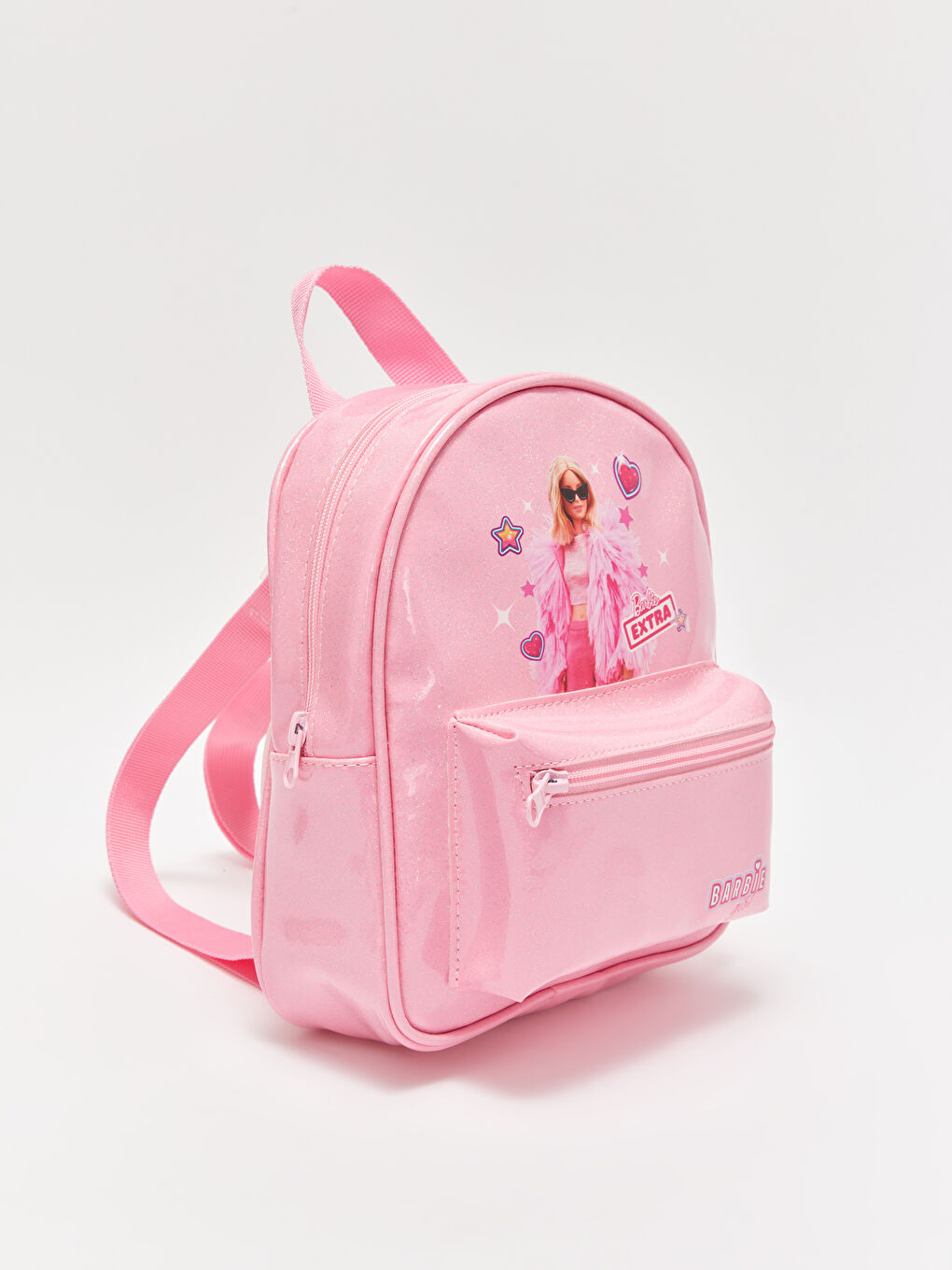 LCW ACCESSORIES Pembe Barbie Baskılı Kız Çocuk Sırt Çantası - 1