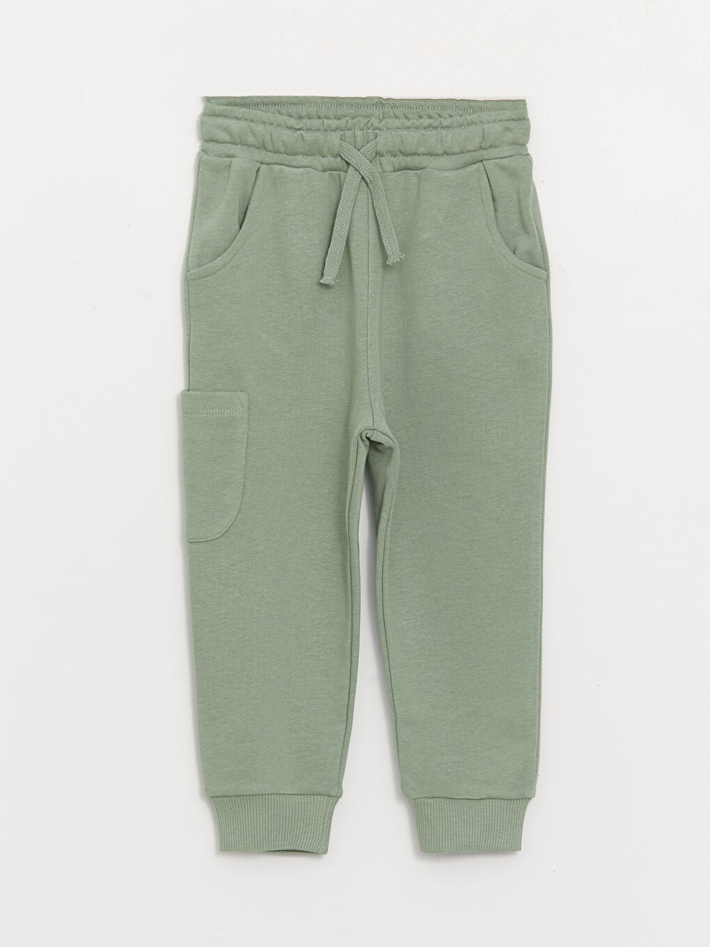 Yeşil Beli Lastikli Erkek Çocuk Jogger Eşofman Altı