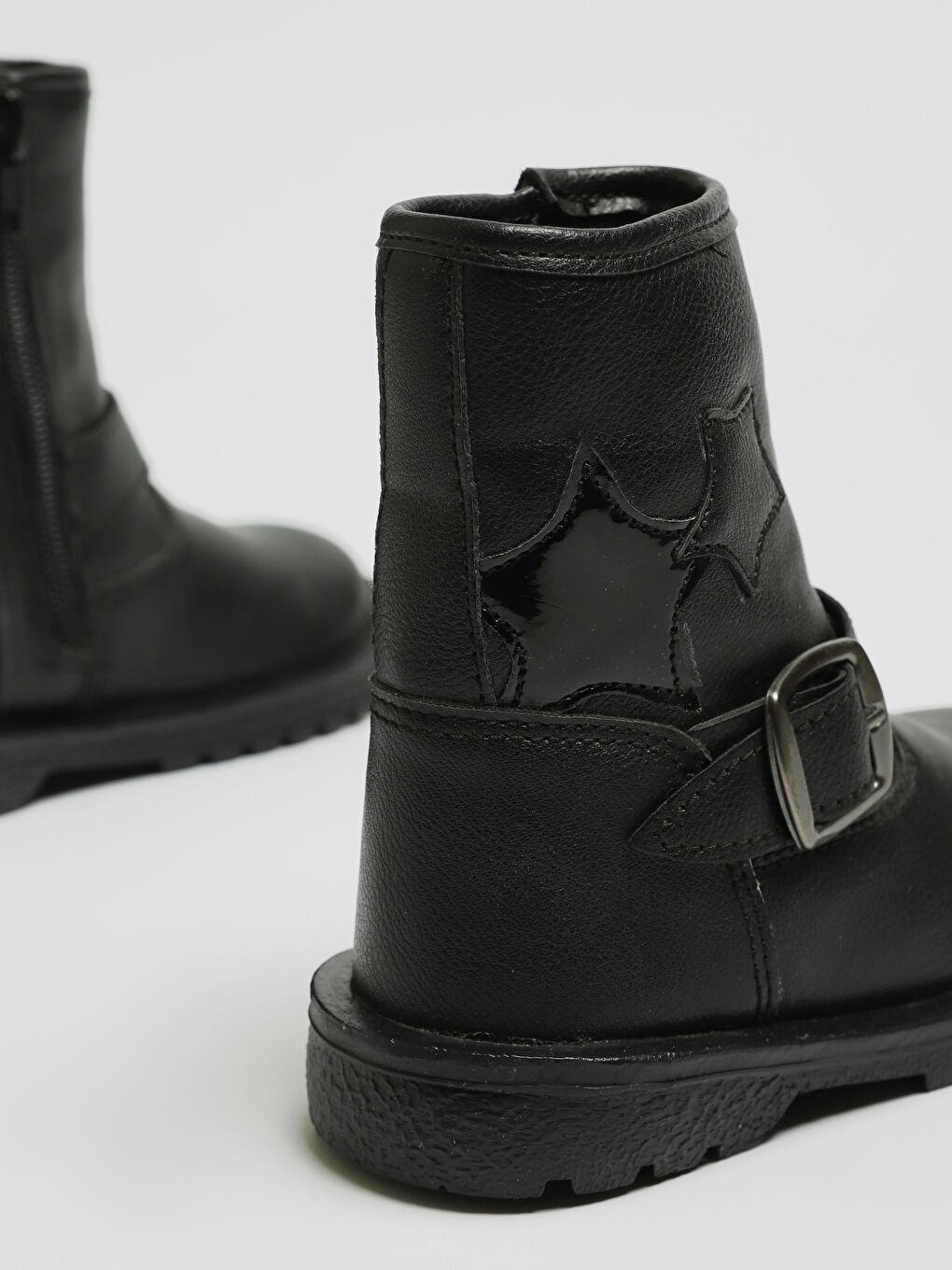 Leather-Look Baby Girl Boots-4