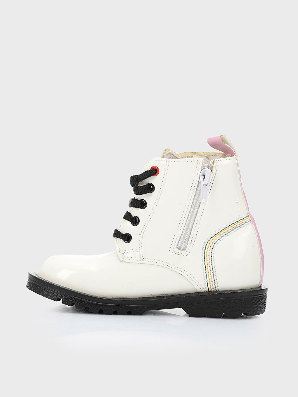 Laces and Zipper Closure Baby Girls' Boots-2