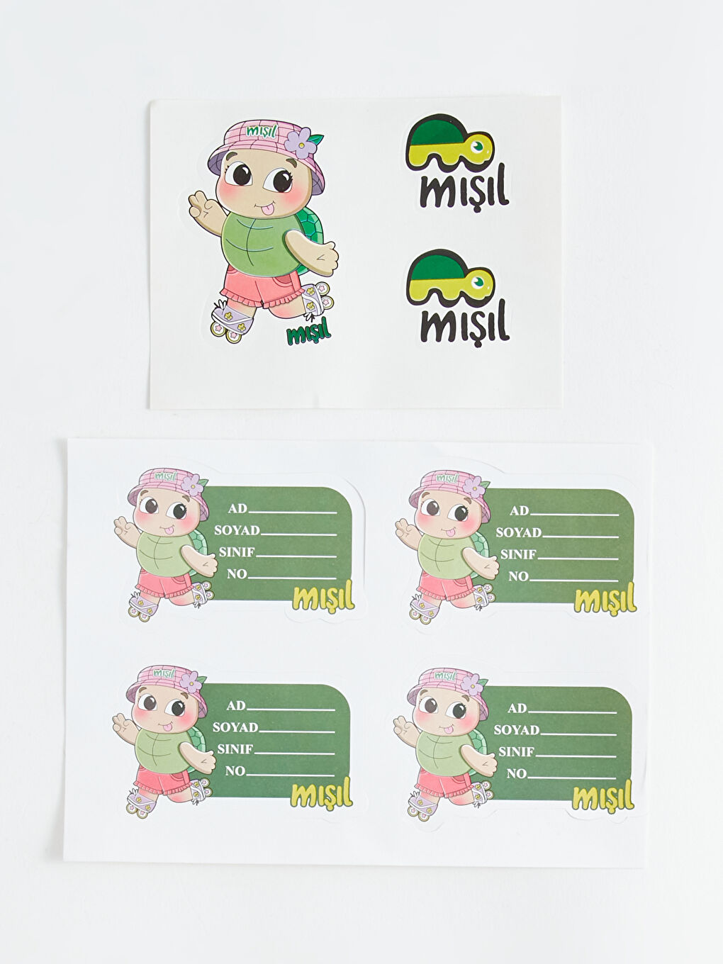 Mışıl Kids Mint Yeşili Beli Lastikli Baskılı Kız Bebek Eşofman Alt - 3