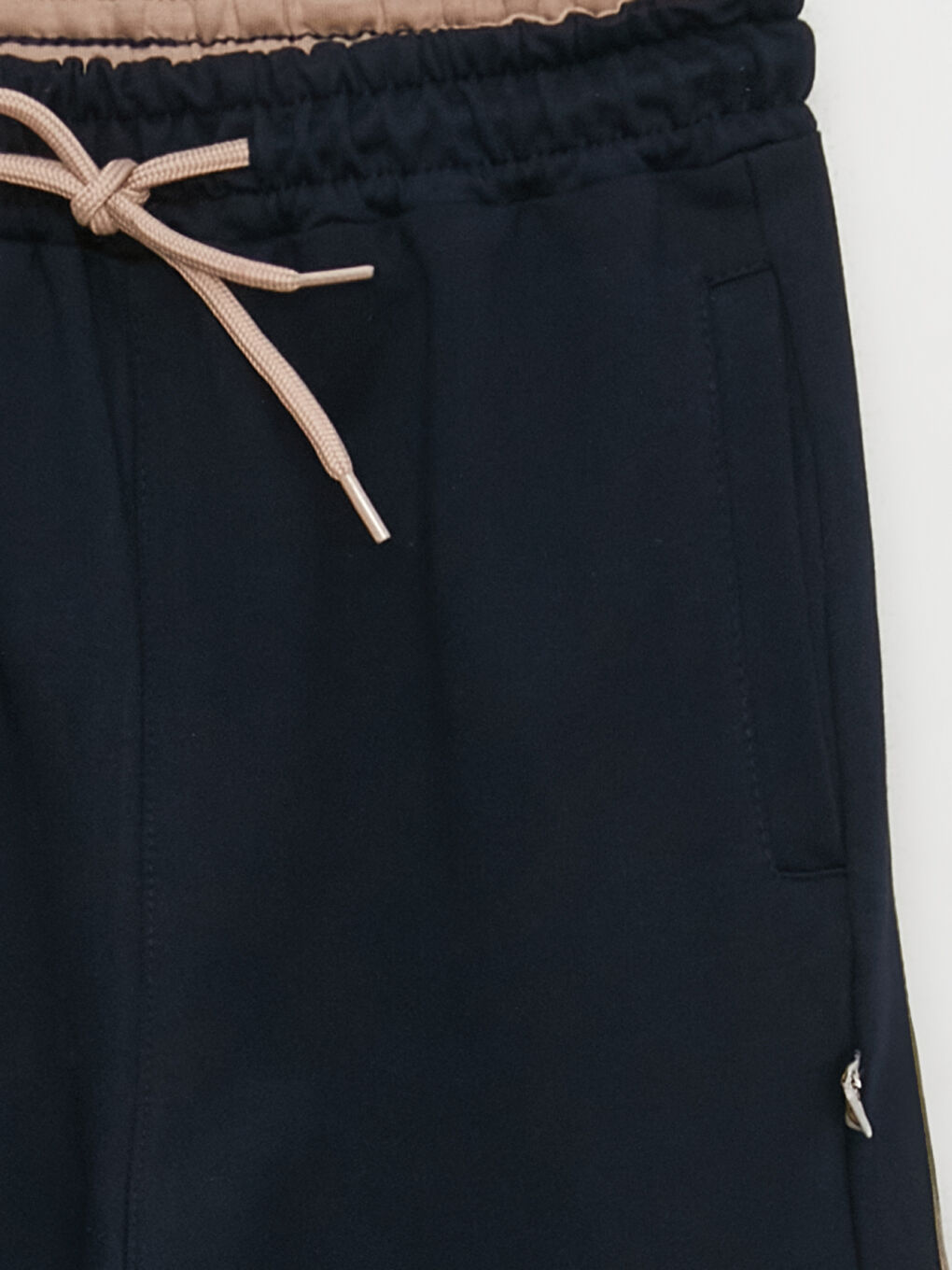 Lacivert Beli Lastikli Baskılı Erkek Çocuk Eşofman Altı-1