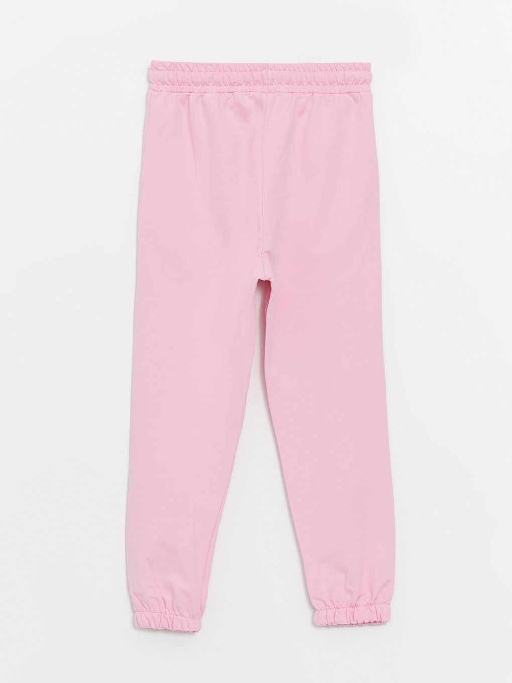 Pembe Beli Lastikli Baskılı Kız Çocuk Eşofman Altı-2