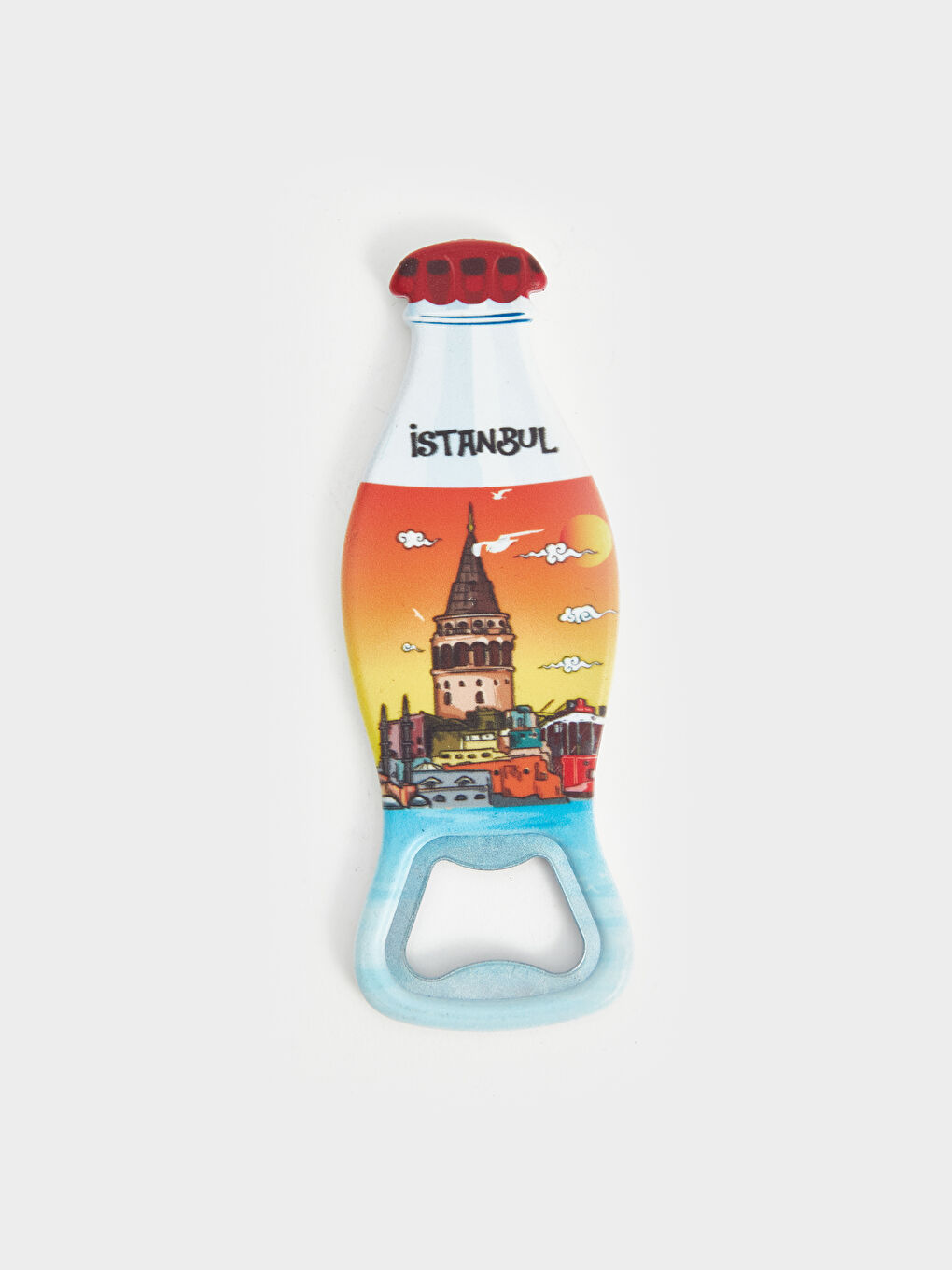 Karışık İstanbul Baskılı Şişe Açacağı