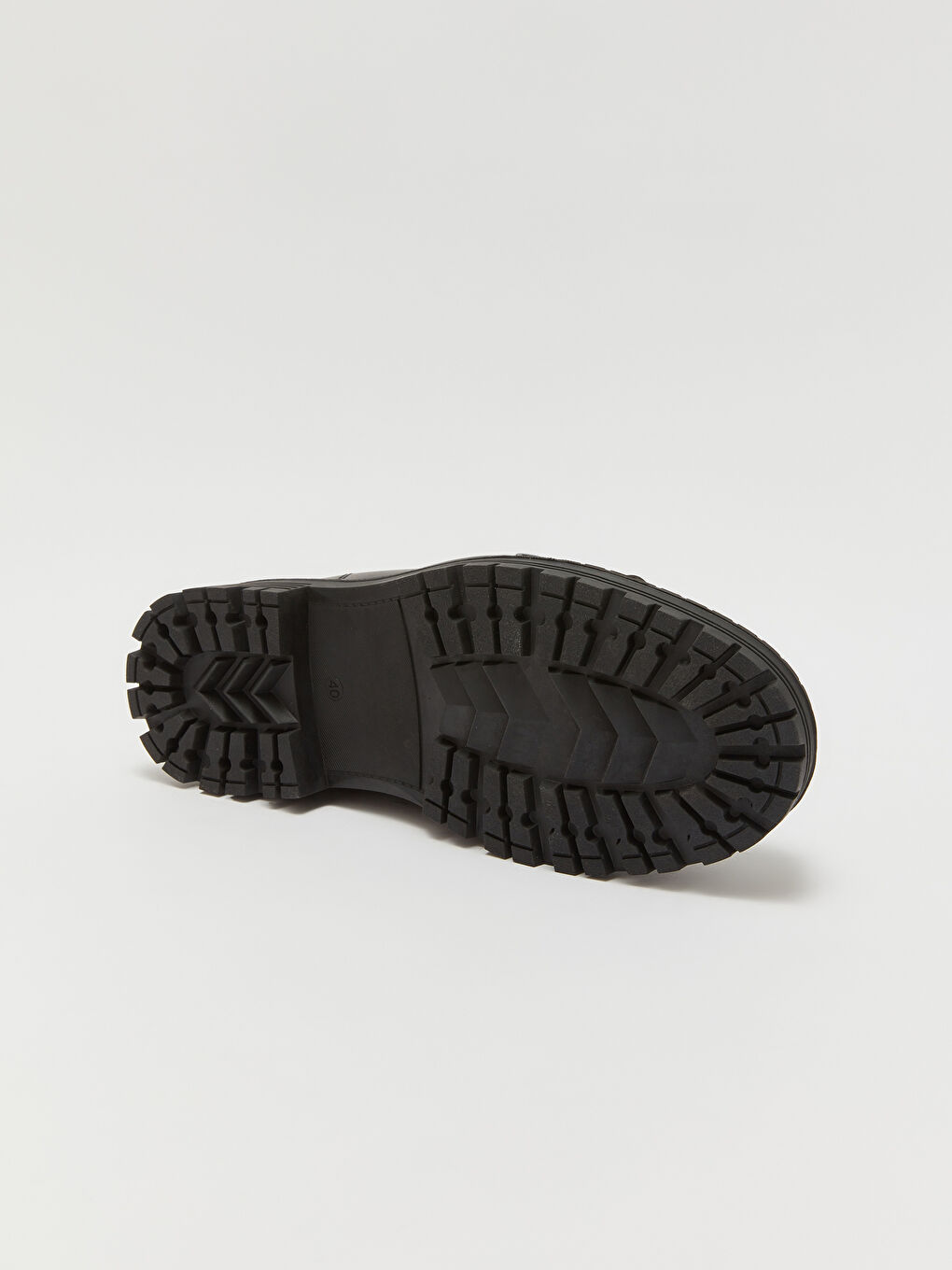 Siyah Bağcıklı Deri Görünümlü Erkek Bot-6