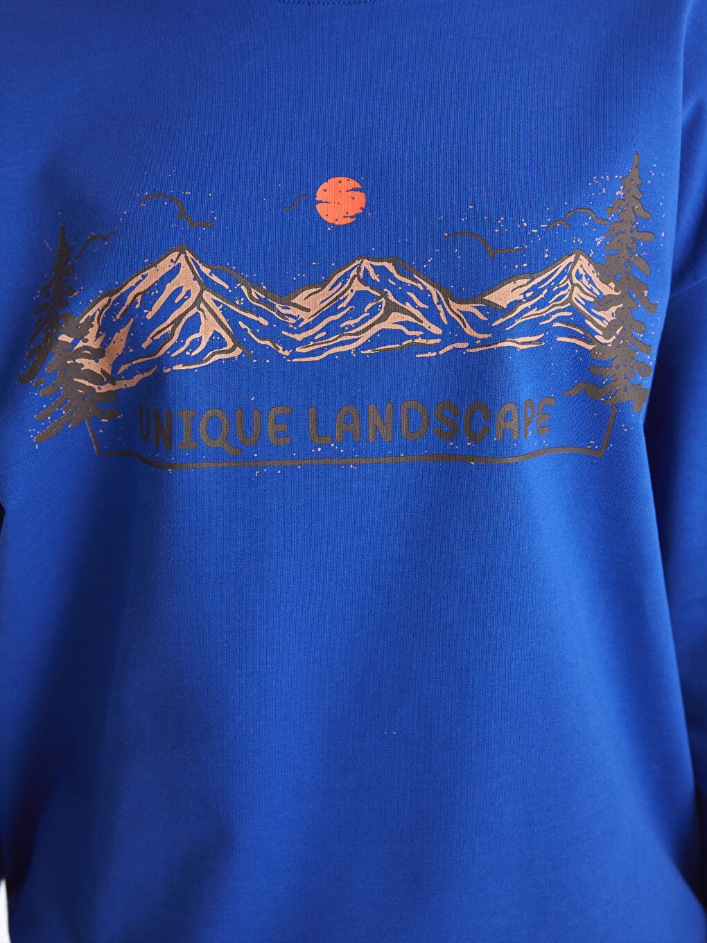 Mavi Bisiklet Yaka Kadın Sweatshirt-3