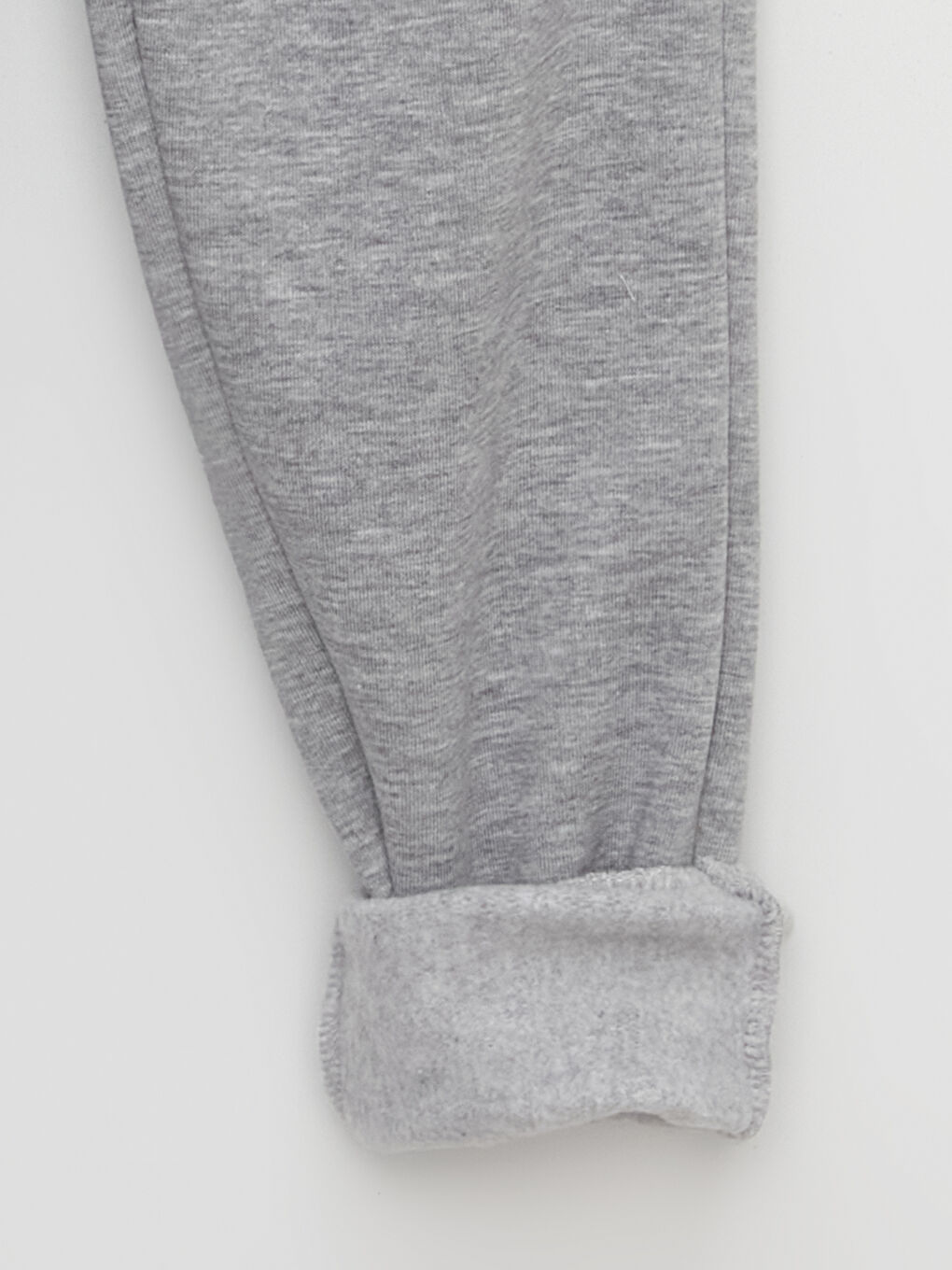 Gri Beli Lastikli Erkek Çocuk Eşofman Altı-1