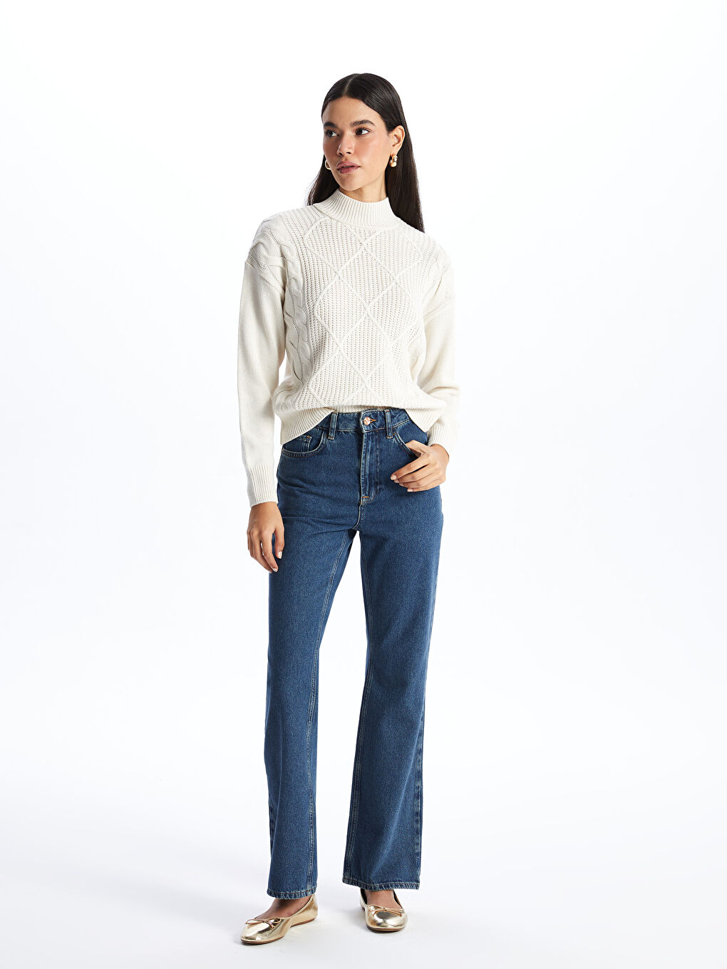 LCW Jeans Mars Flare Women's Jeans -W3JI59Z8-309