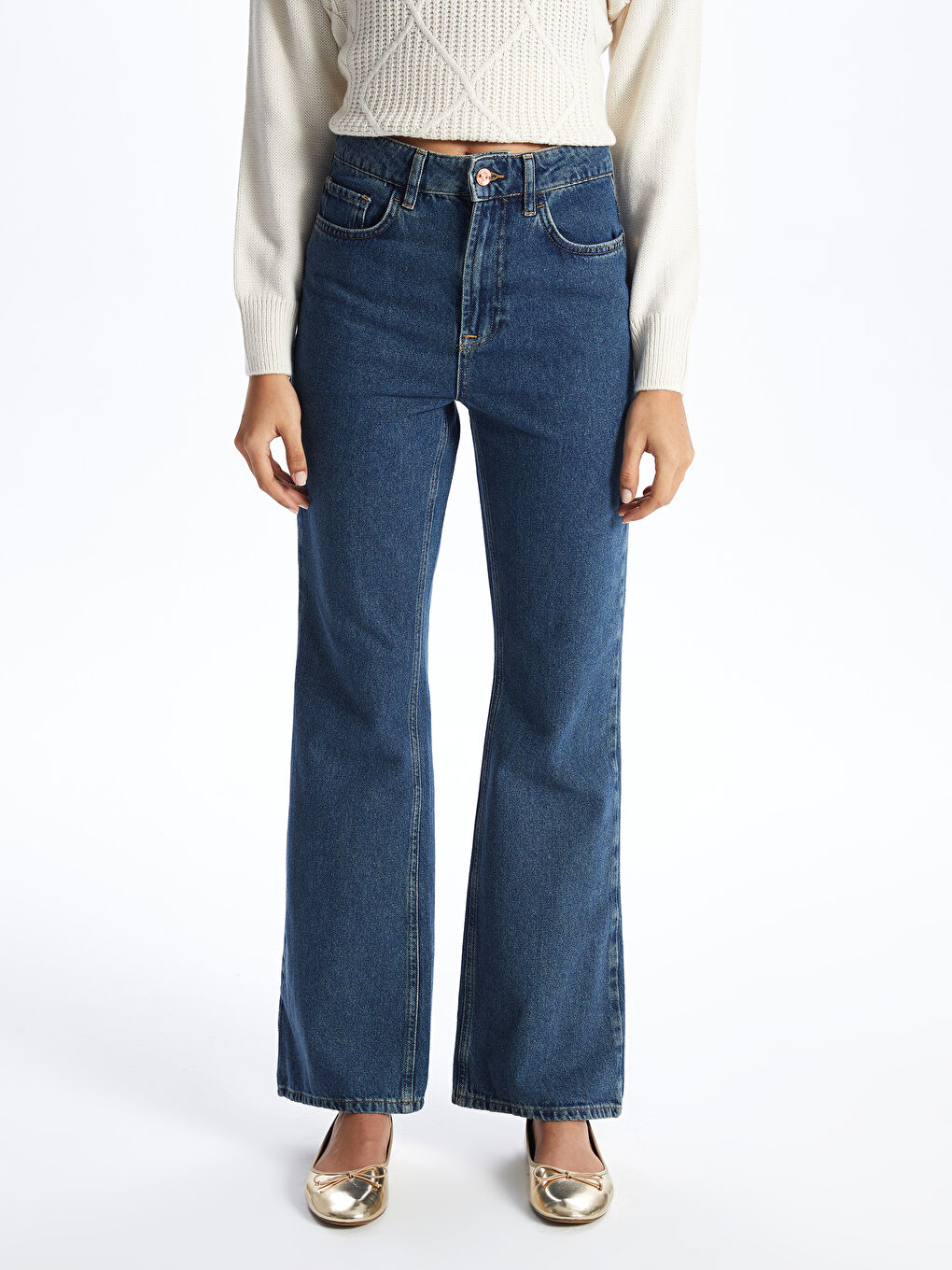 LCW Jeans Mars Flare Women's Jeans -W3JI59Z8-309