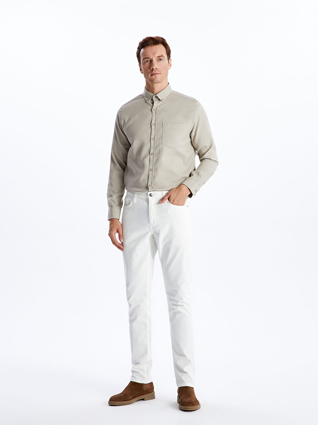 Slim Fit Men's Trousers -W3JJ69Z8-J5E