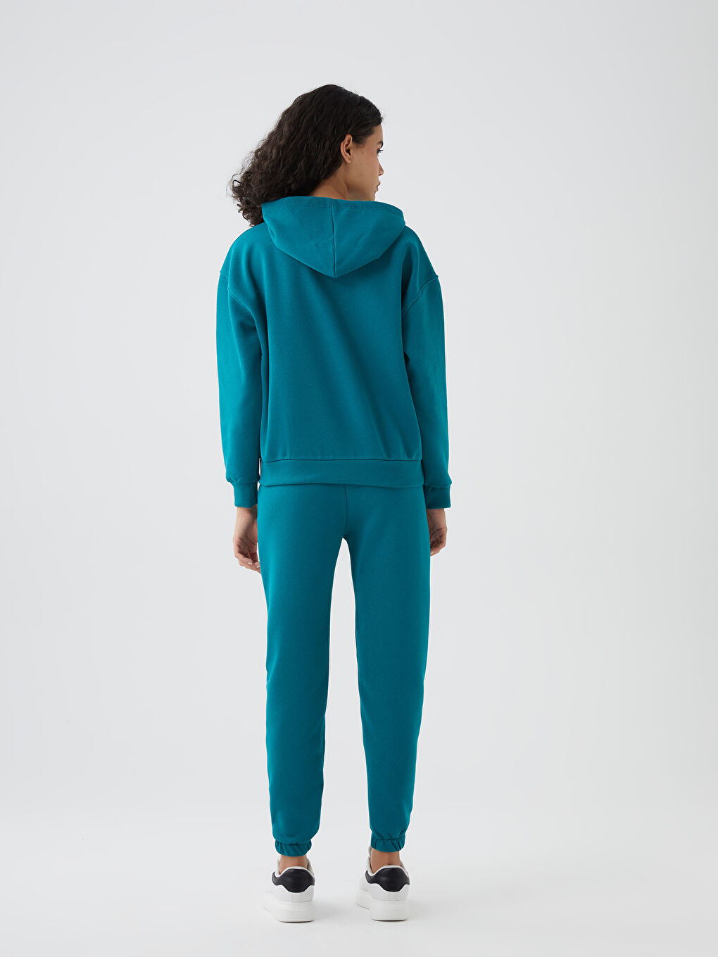 Petrol Baskılı Kadın Eşofman Takımı-4