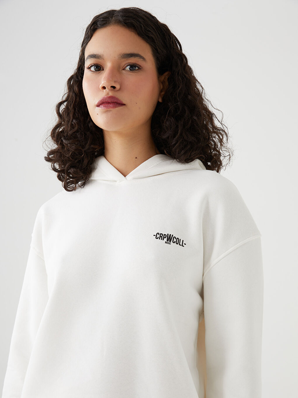 Ekru Baskılı Kadın Eşofman Takımı-2