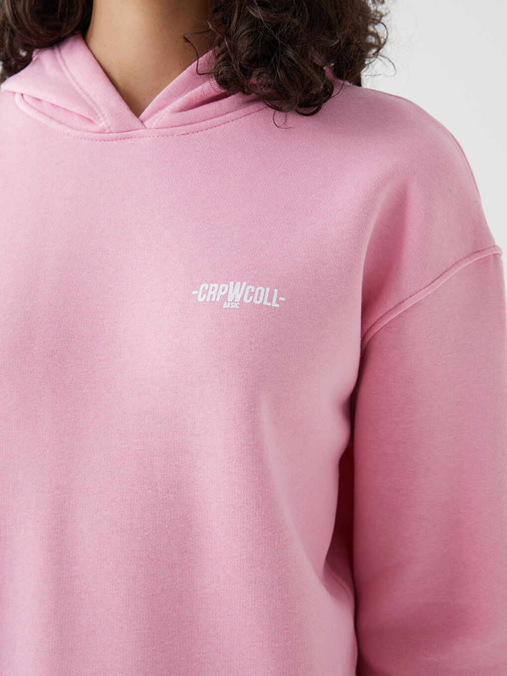 Pembe Baskılı Kadın Eşofman Takımı-3