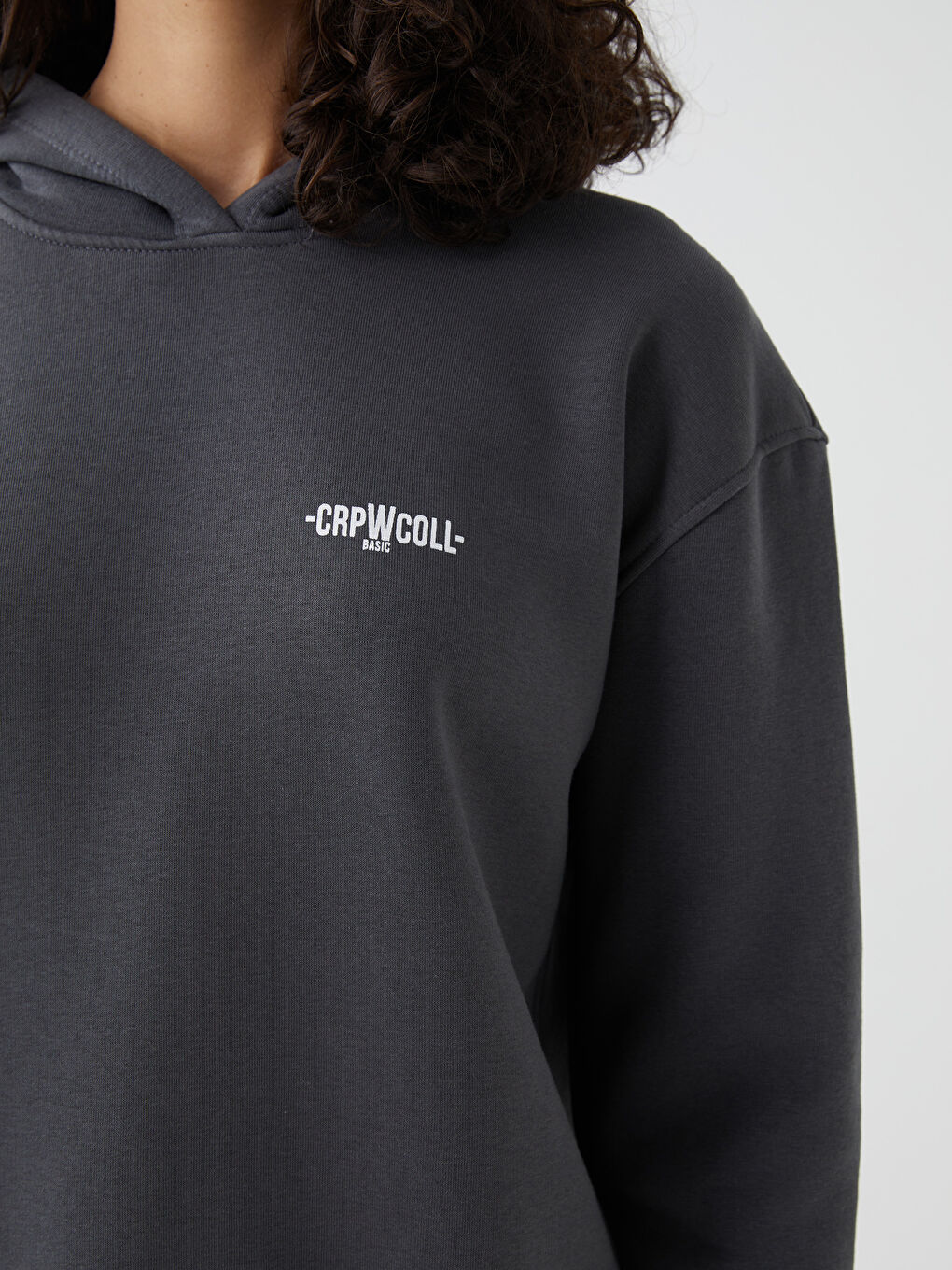 Antrasit Baskılı Kadın Eşofman Takımı-3