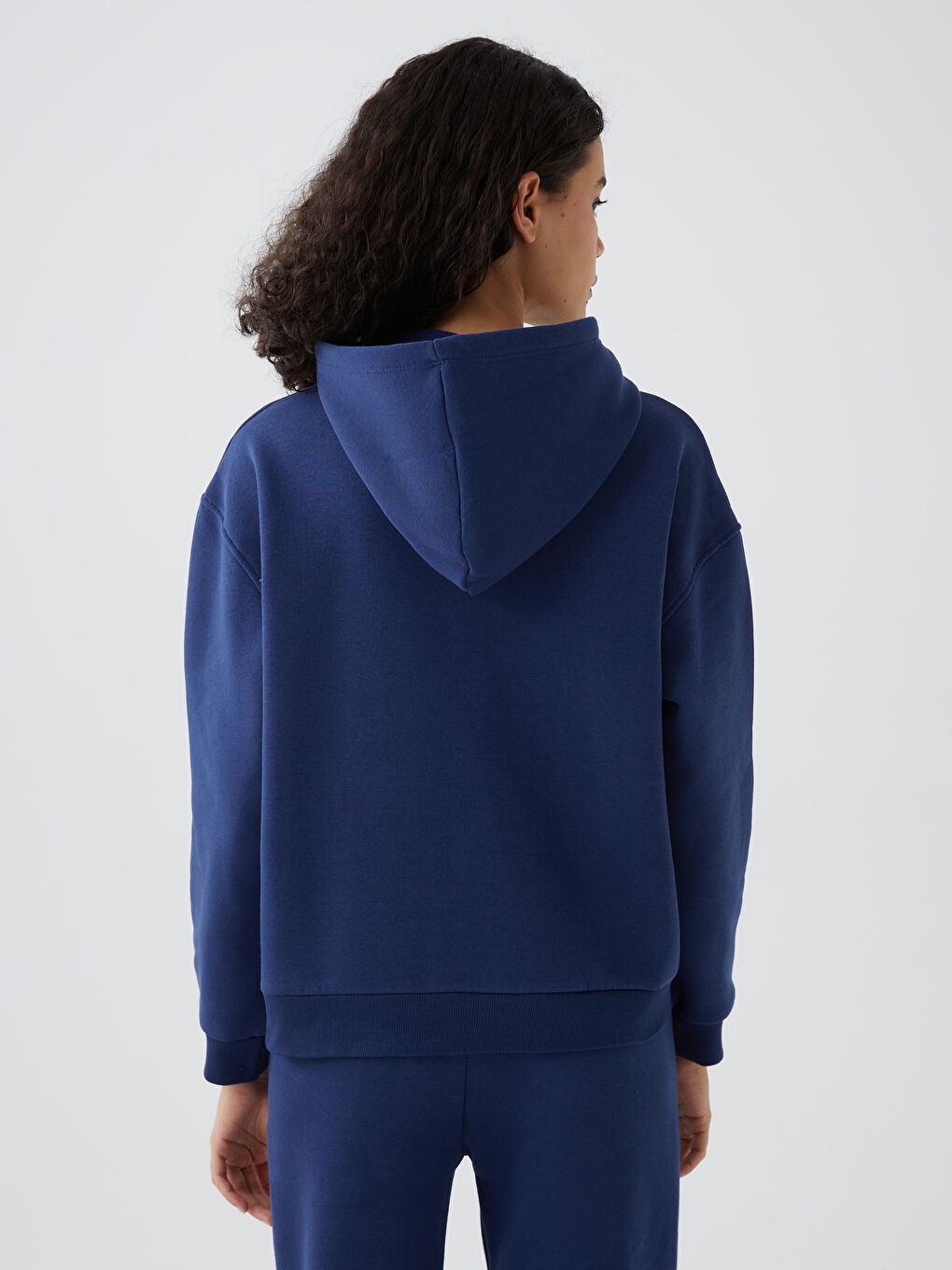 Lacivert Baskılı Kadın Eşofman Takımı-4