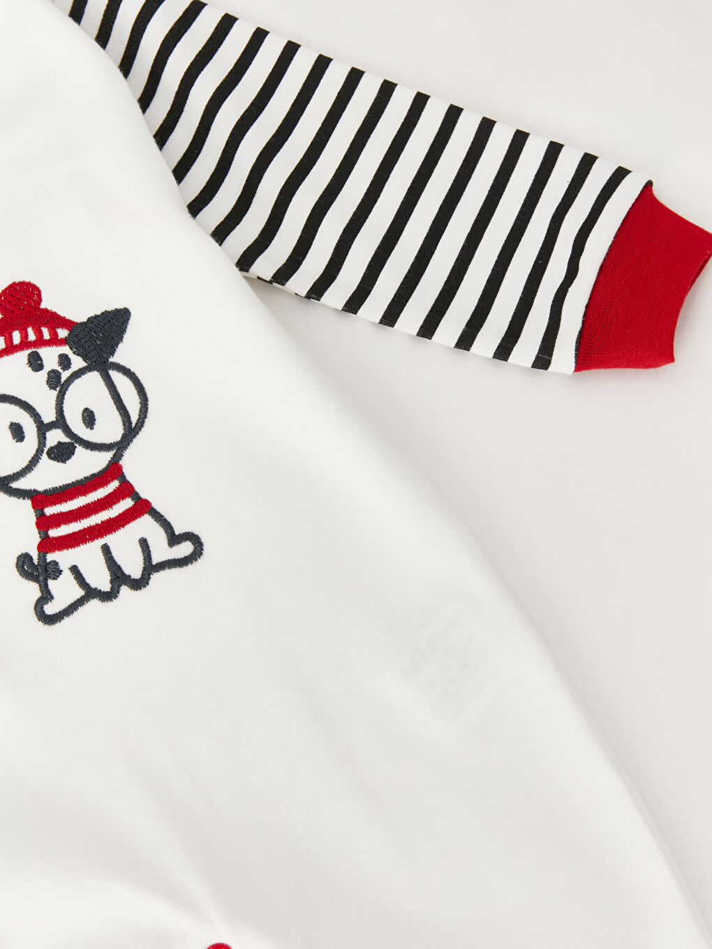 Lacivert Bisiklet Yaka Uzun Kollu Baskılı Erkek Bebek Tulum-1