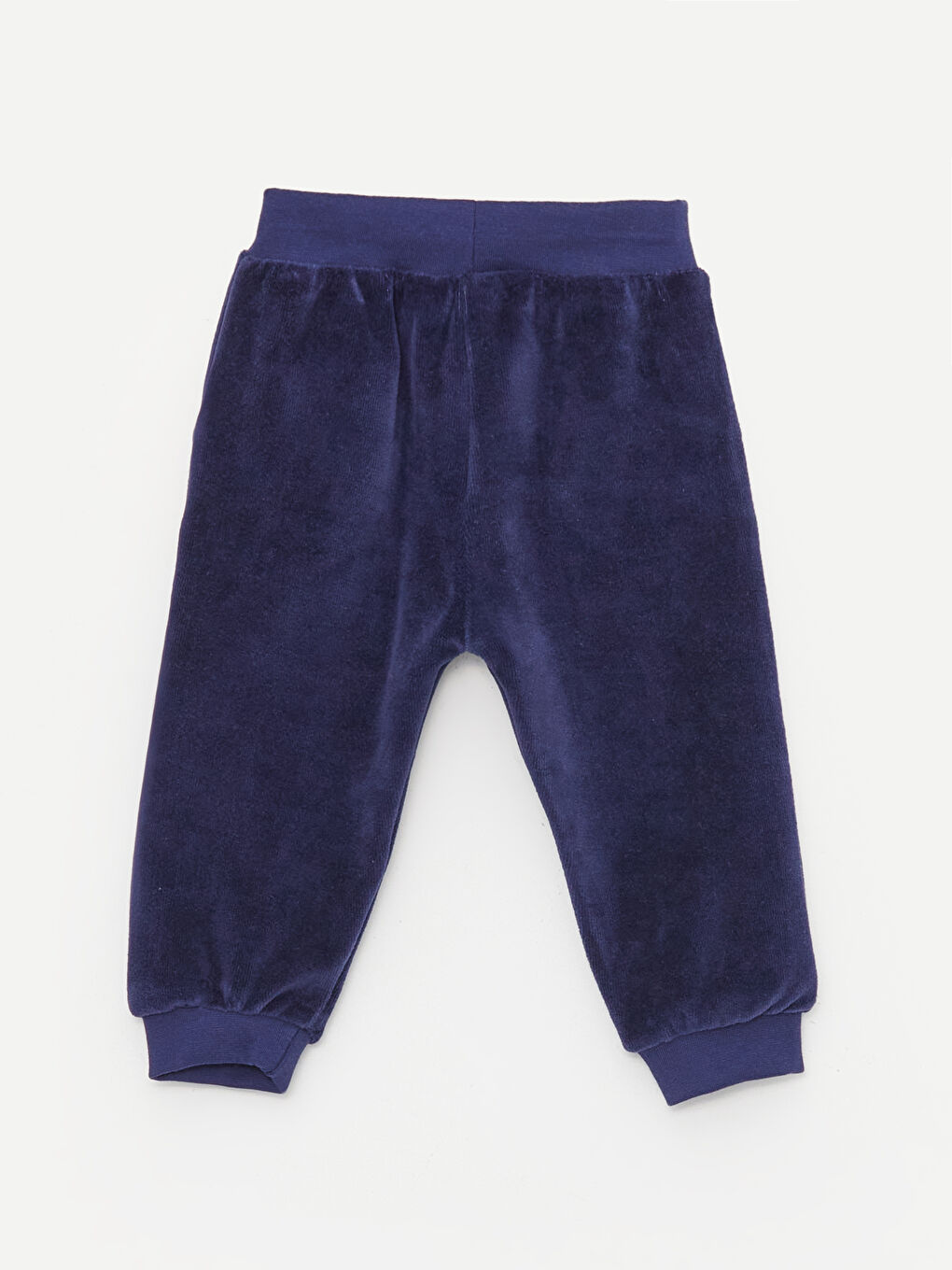 Lacivert Bisiklet Yaka Baskılı Erkek Bebek 2'li Takım-4