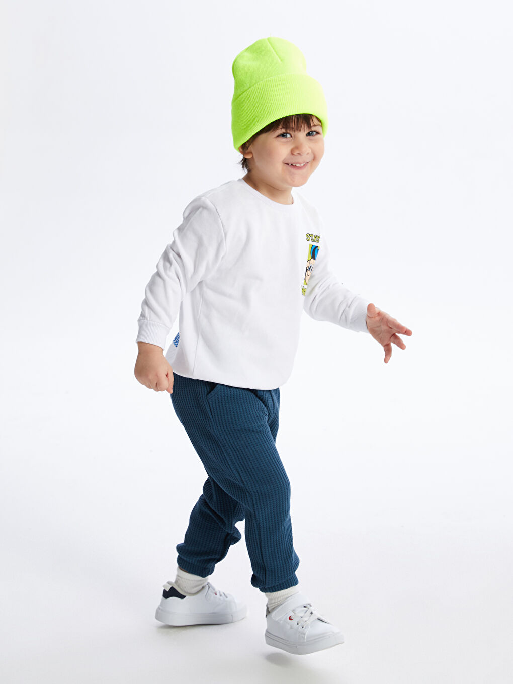 Elastic Waist Basic Baby Boys' Jogger Sweatpants-1