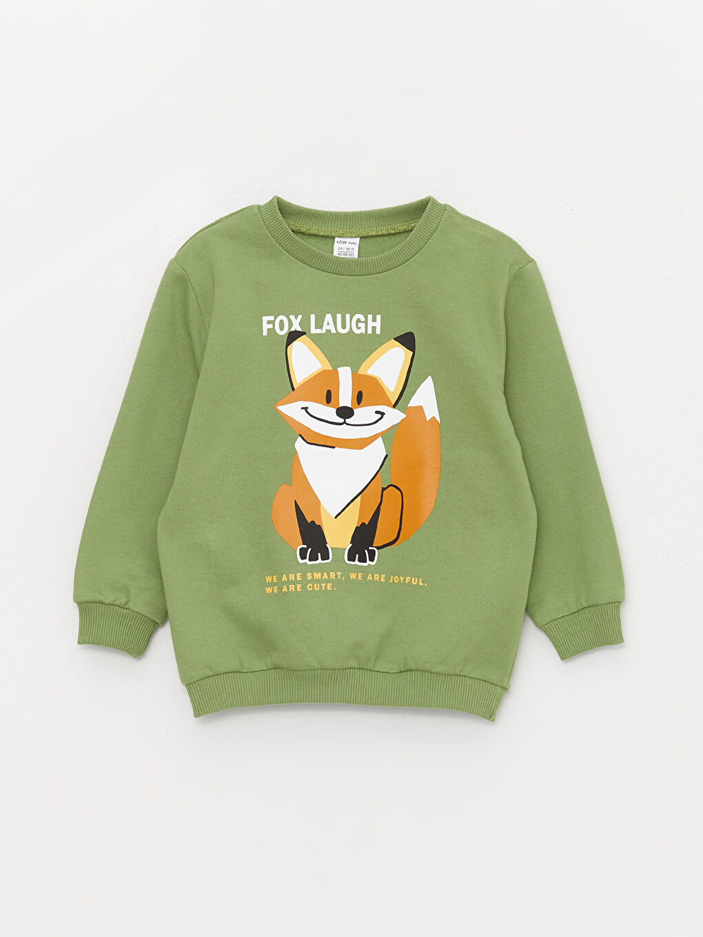 LCW baby İndigo Bisiklet Yaka Uzun Kollu Baskılı Erkek Bebek Sweatshirt 2'li - 3