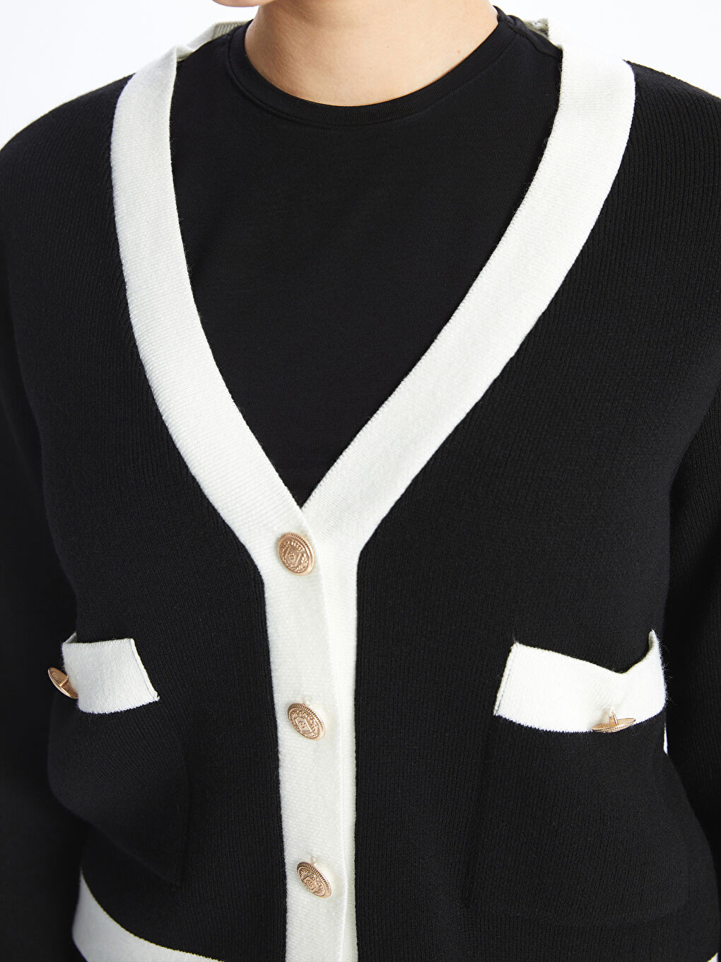 Siyah Kadın Ekstra Dar Fit Düz Triko Etek-2