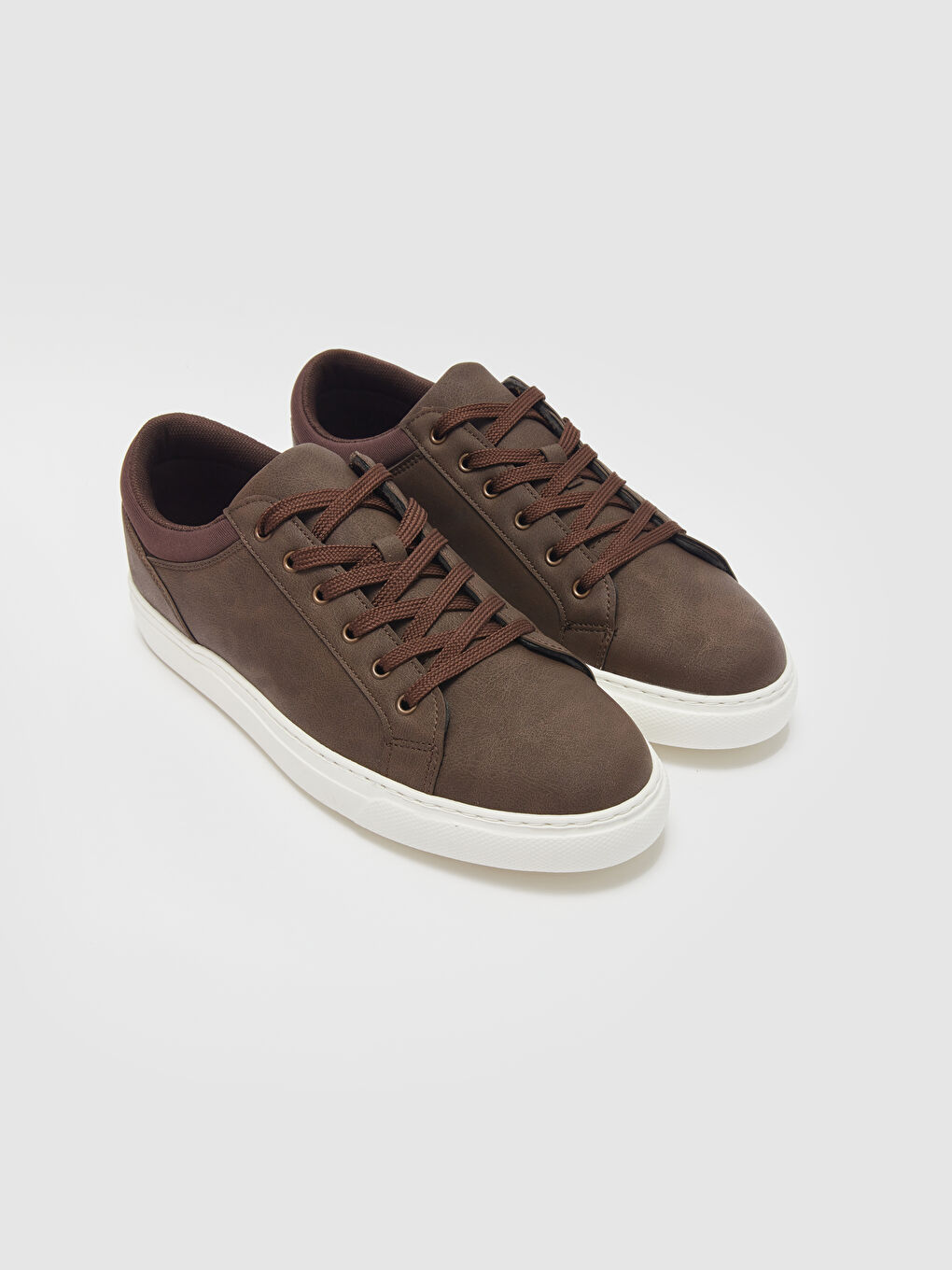 Kahverengi Deri Görünümlü Erkek Klasik Ayakkabı