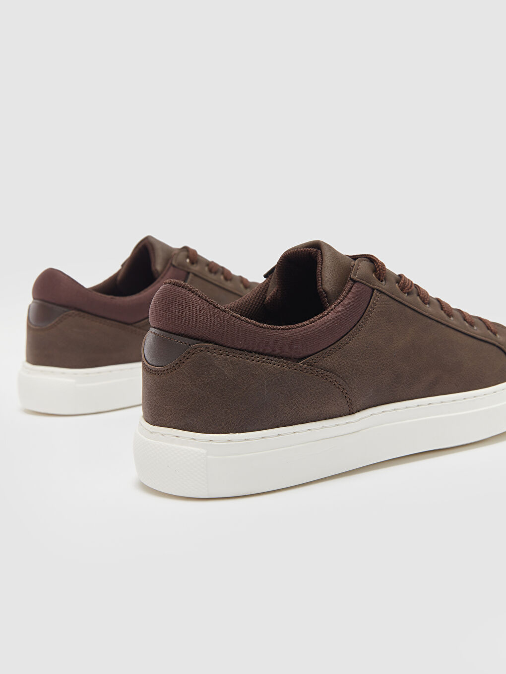 Kahverengi Deri Görünümlü Erkek Klasik Ayakkabı-4