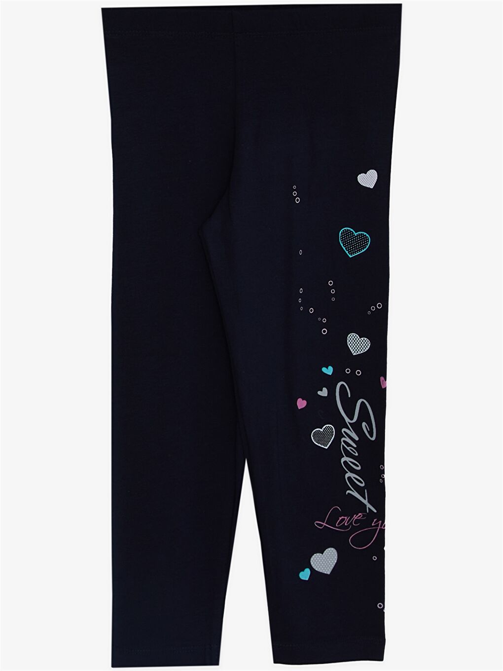 Gri Bisiklet Yaka Uzun Kollu Baskılı Kız Bebek 2'li Takım-3