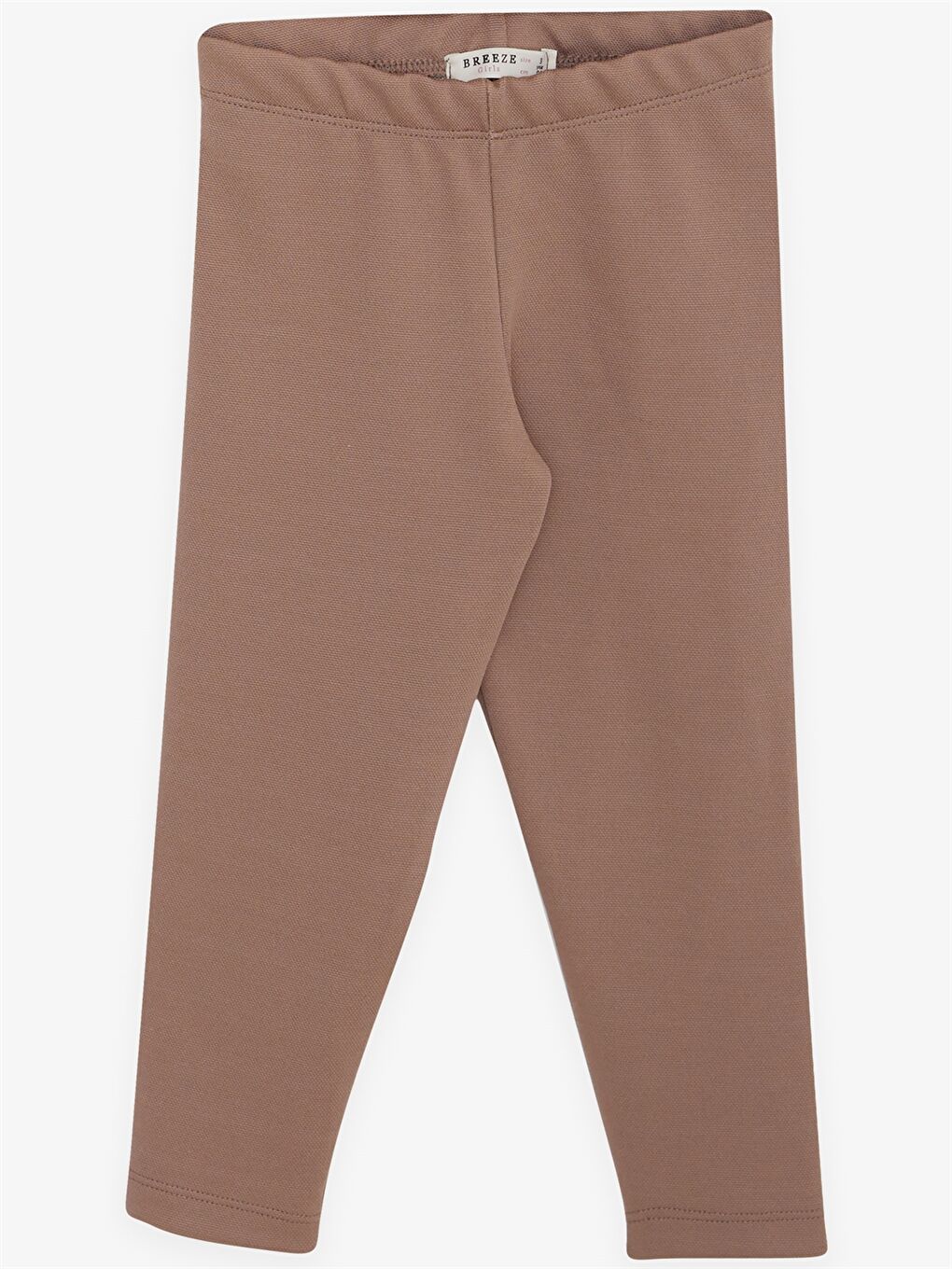 Kahverengi Bisiklet Yaka Uzun Kollu Kız Bebek 2'li Takım-3