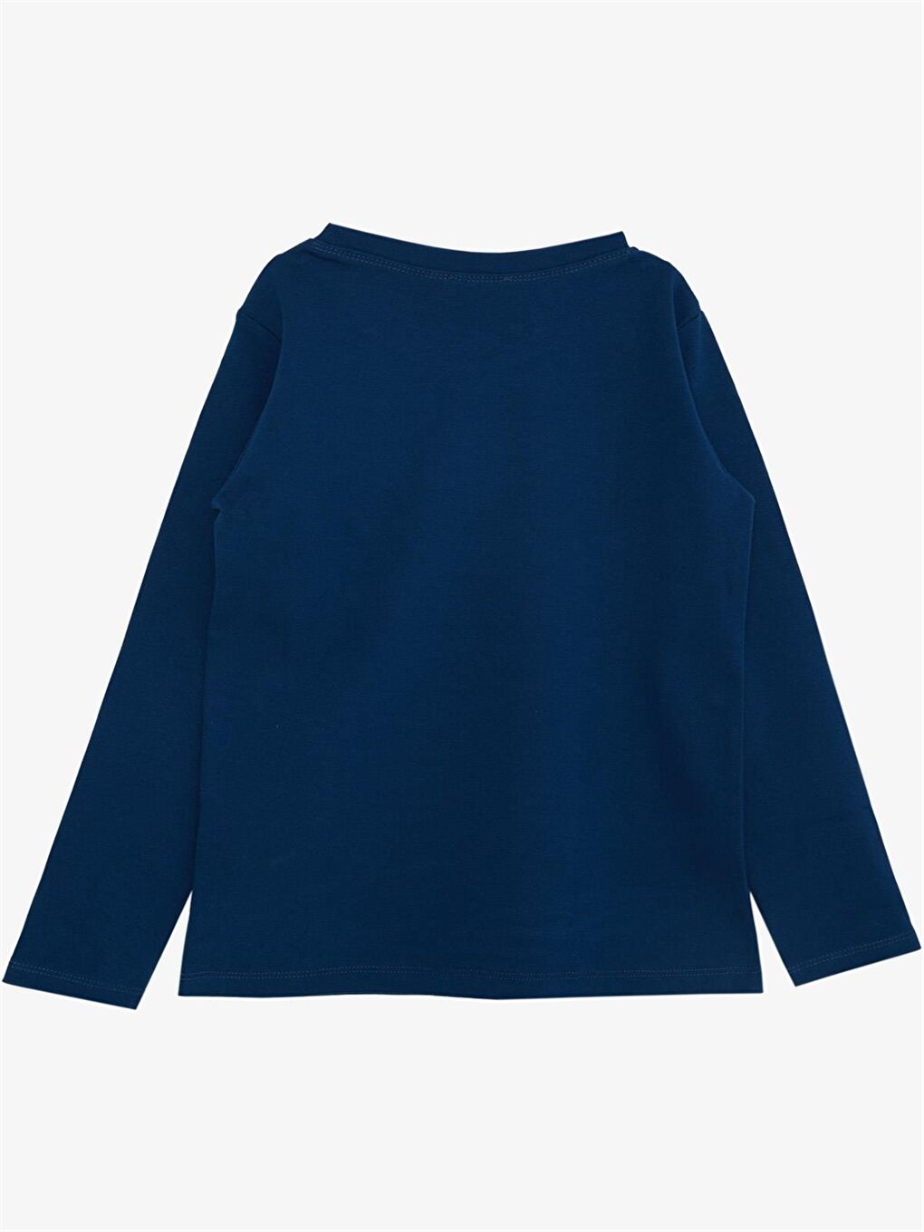 İndigo Bisiklet Yaka Basic Uzun Kollu Erkek Çocuk Tişört-1