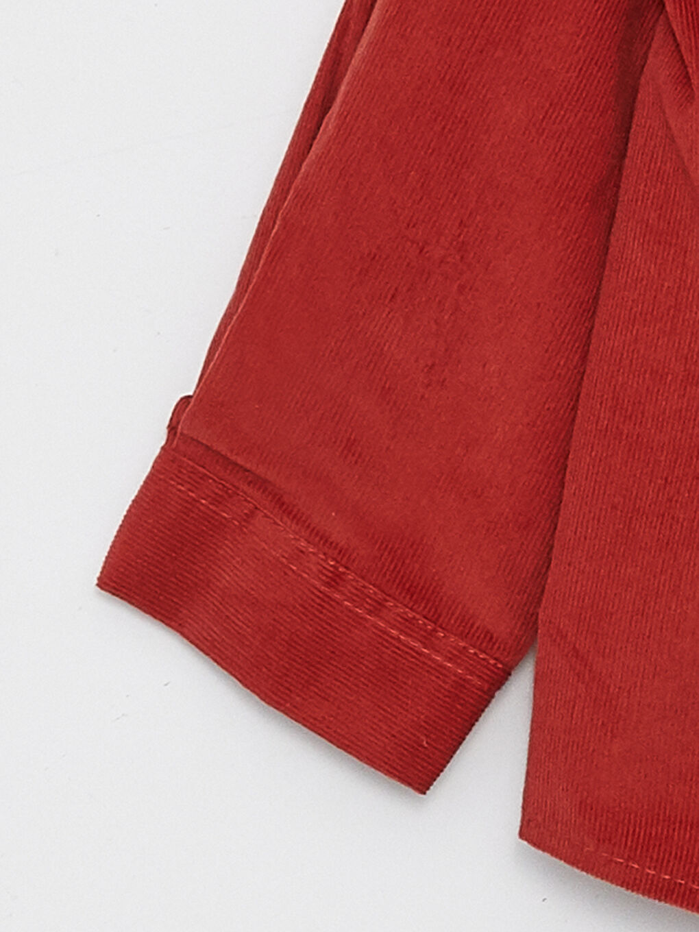 Turuncu Uzun Kollu Erkek Bebek Gömlek ve Pantolon 2'li Takım-3