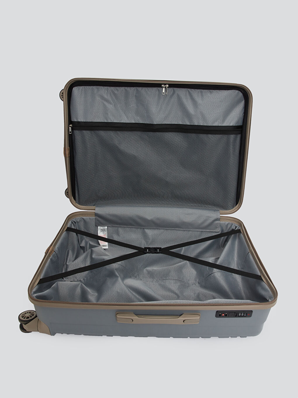 Karışık Baskılı Kilit Detaylı Küçük Boy Valiz-3