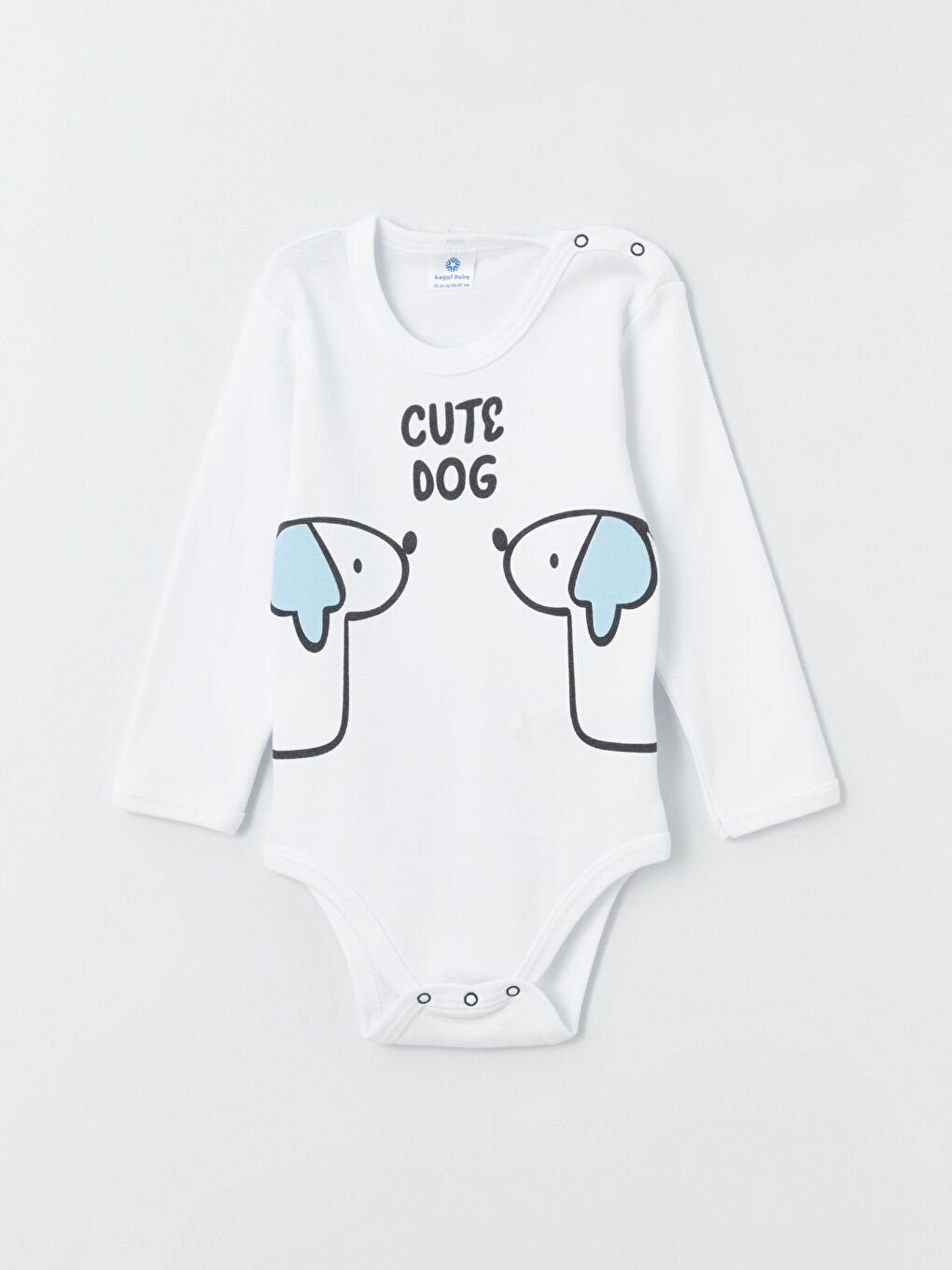 Mavi Bisiklet Yaka Erkek Bebek Çıtçıtlı Bodysuit 2'li-4