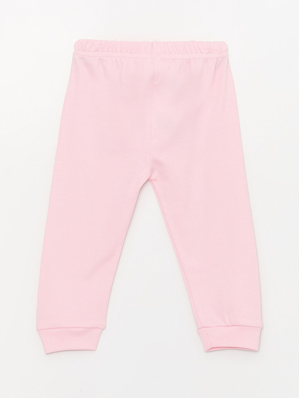 LUGGİ BABY Pembe Beli Lastikli Kız Bebek Pijama Alt 2'li - 3