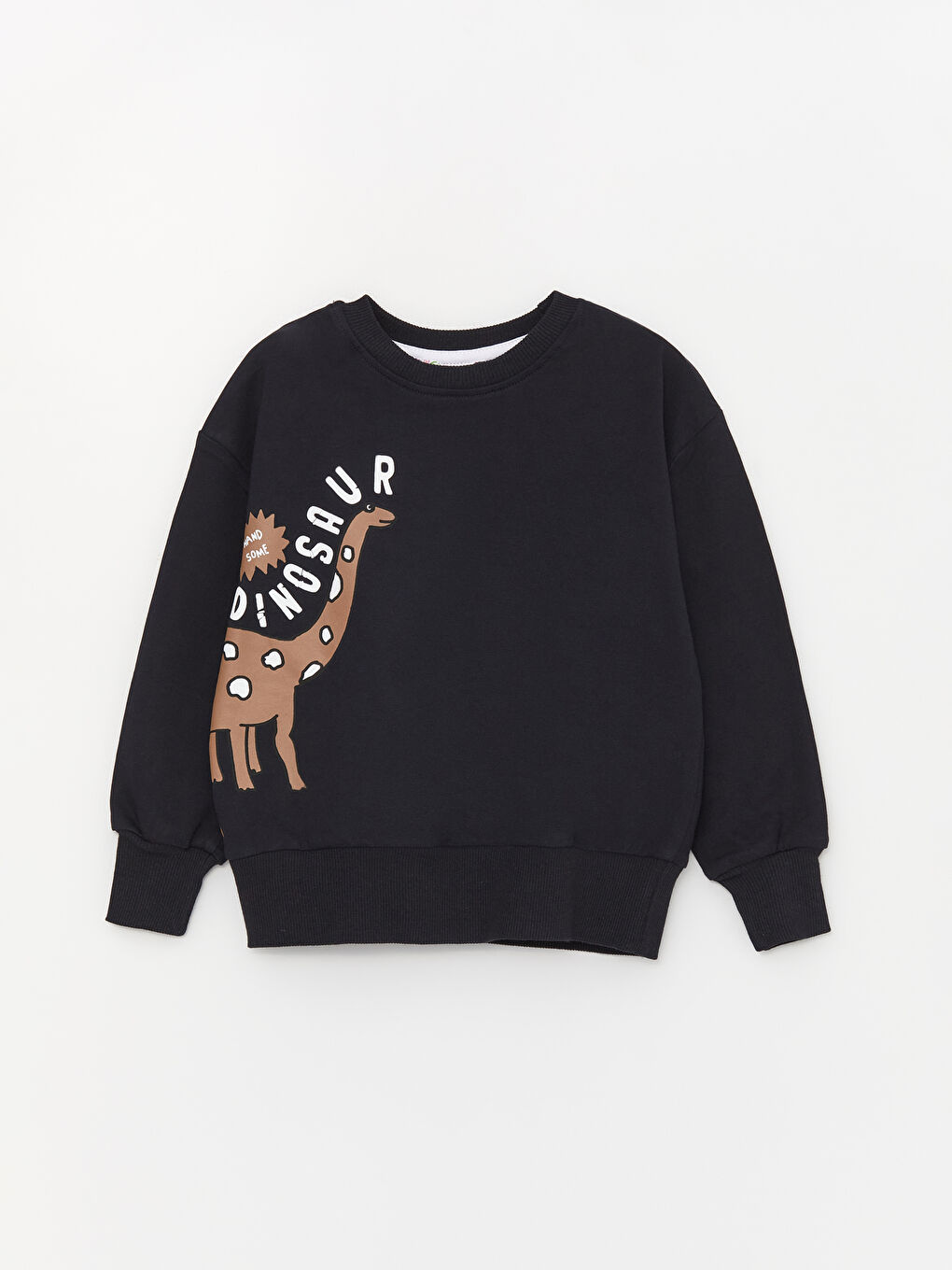 Calimera Kids Lacivert Bisiklet Yaka Baskılı Erkek Bebek Sweatshirt ve Eşofman Alt 2'li Takım - 5