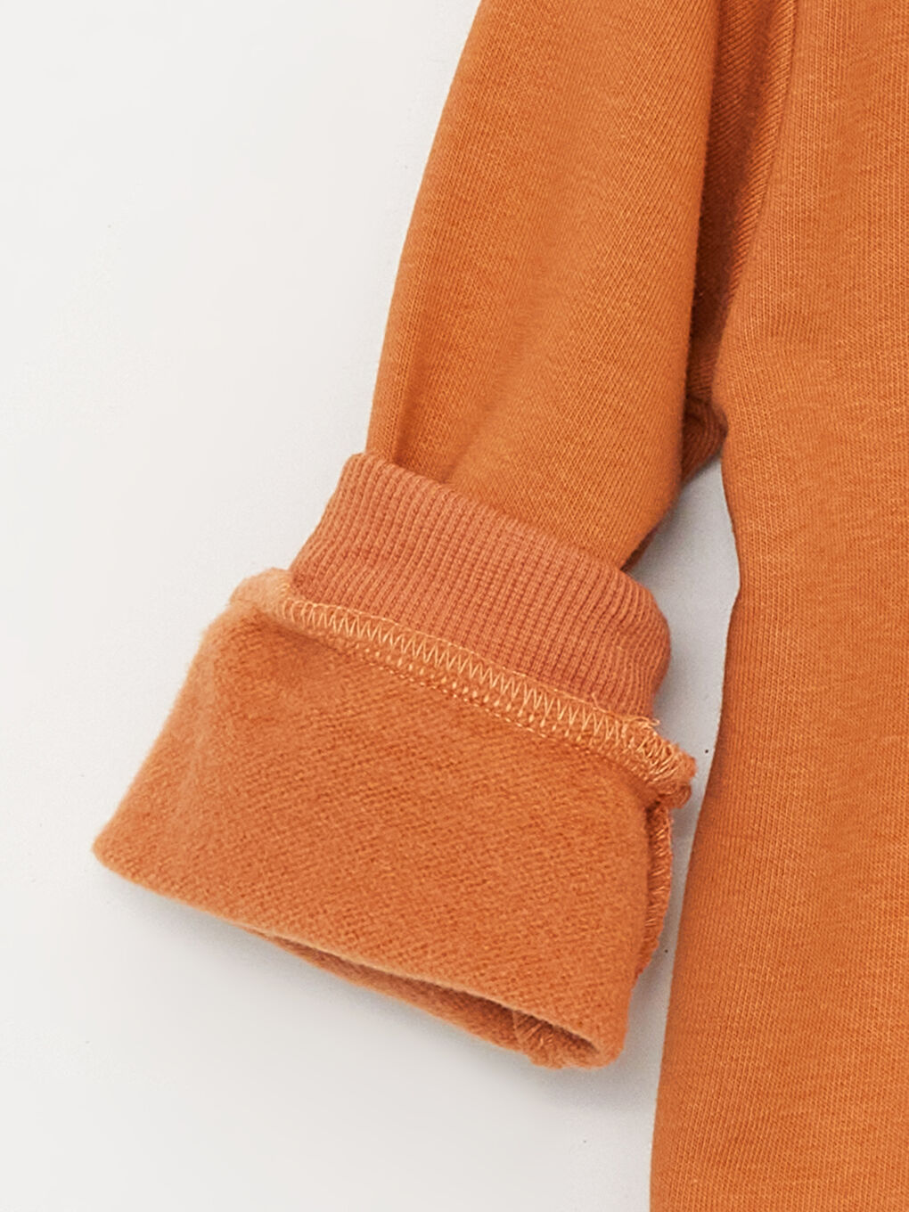 Sarı Bisiklet Yaka Baskılı Kız Bebek Sweatshirt-2