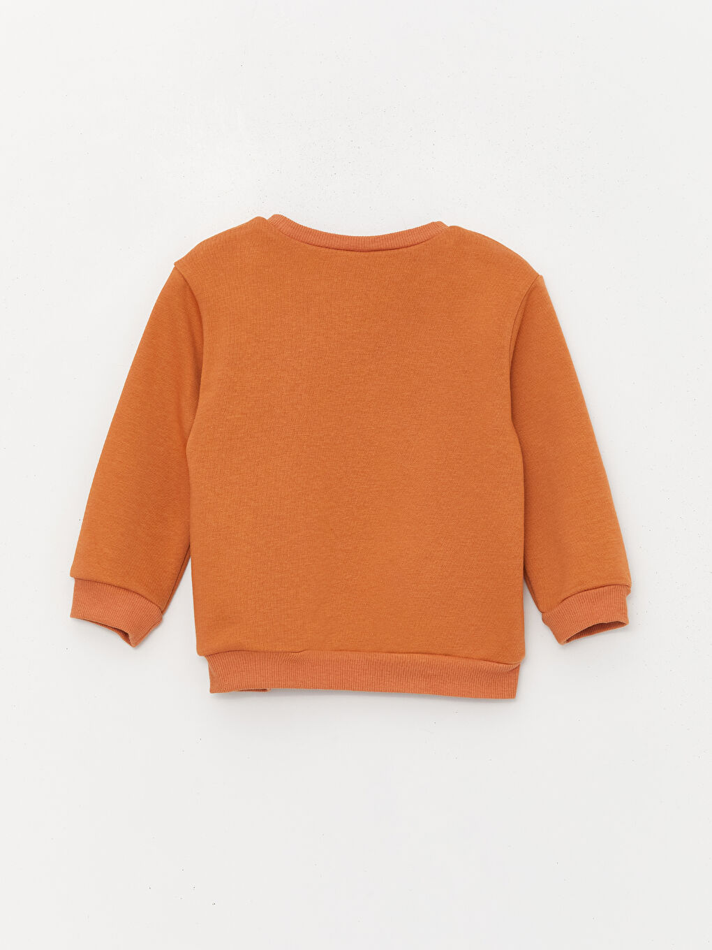 Sarı Bisiklet Yaka Baskılı Kız Bebek Sweatshirt-3
