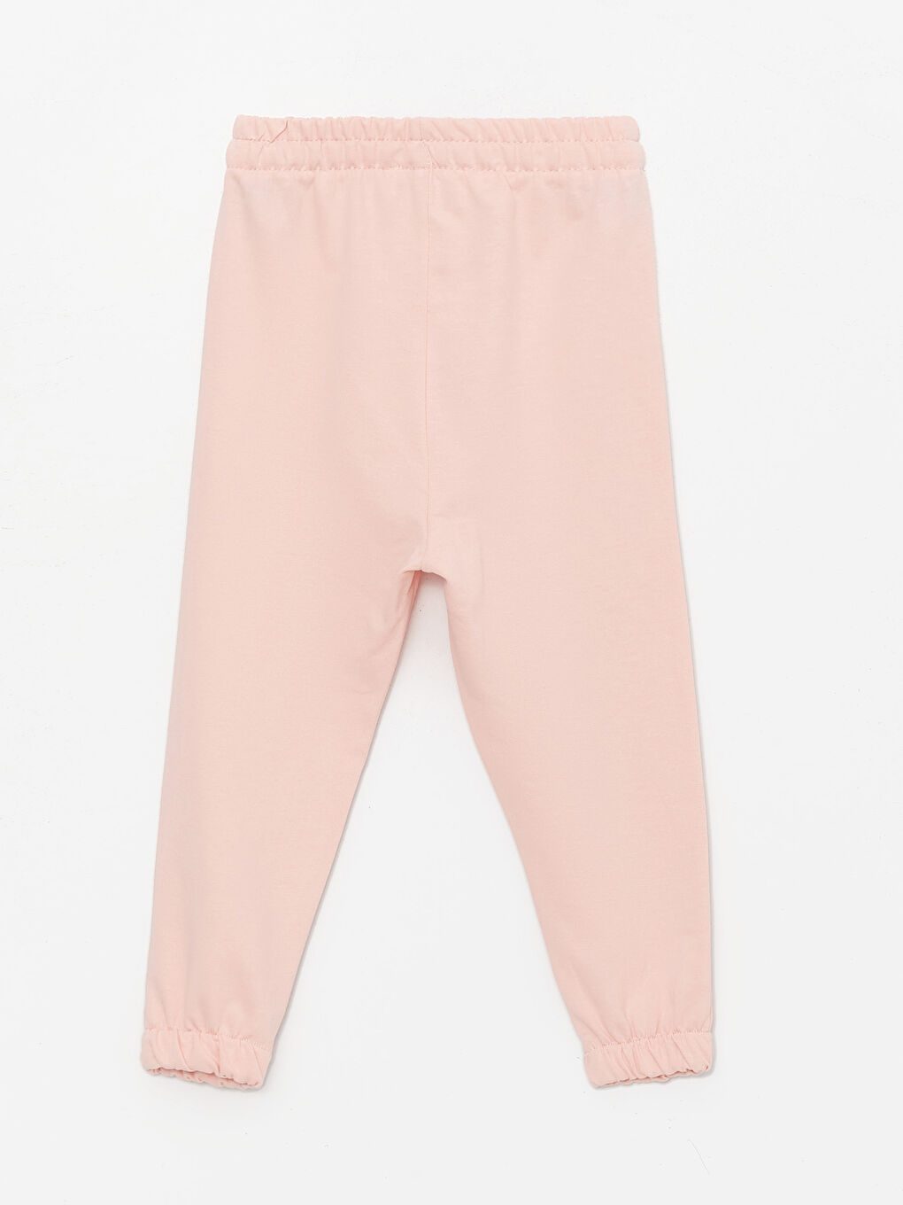 Pembe Bisiklet Yaka Baskılı Kız Bebek Sweatshirt ve Eşofman Alt 2'li Takım-5