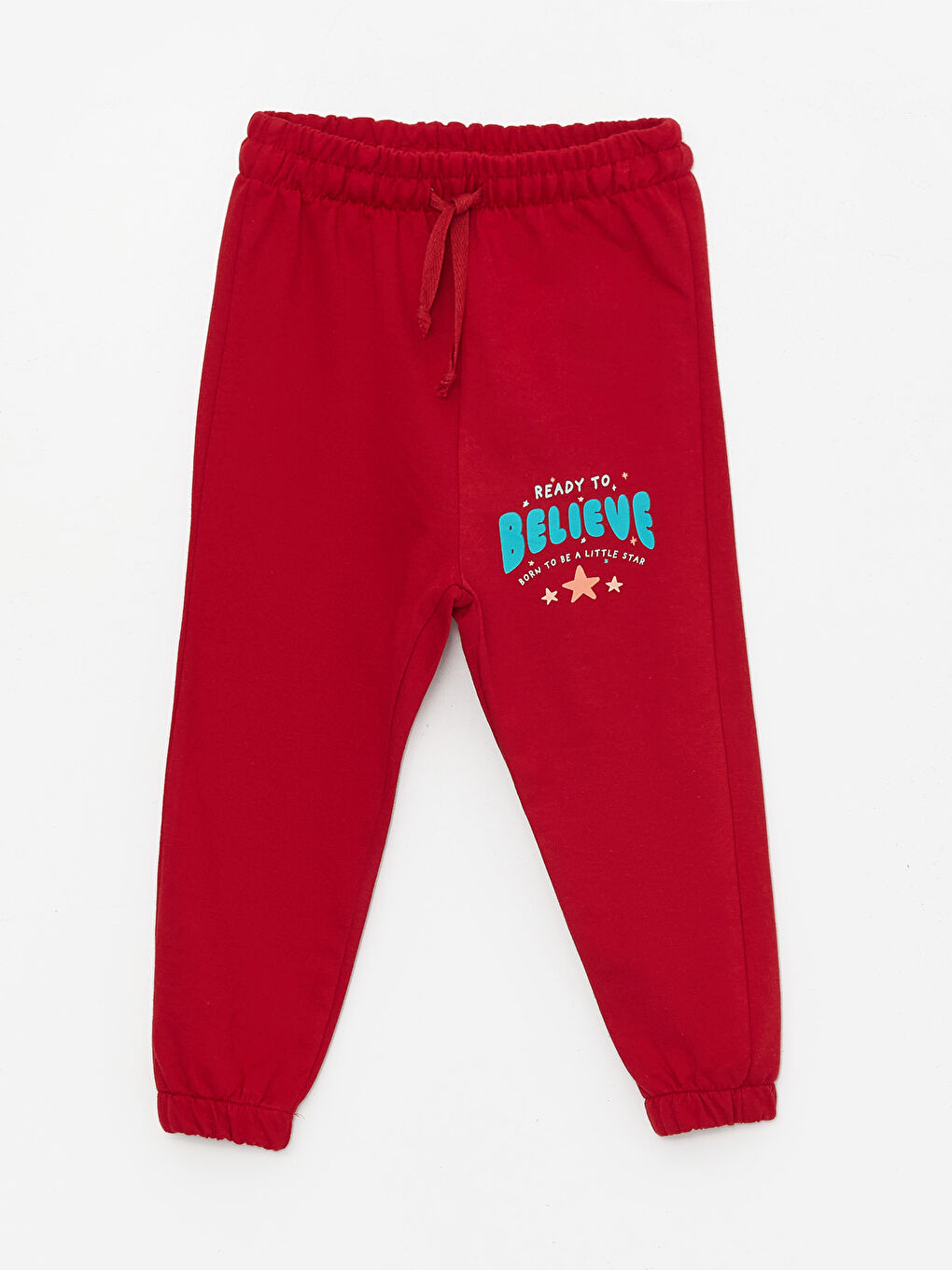 Calimera Kids Bordo Bisiklet Yaka Baskılı Kız Bebek Sweatshirt ve Eşofman Alt 2'li Takım - 2