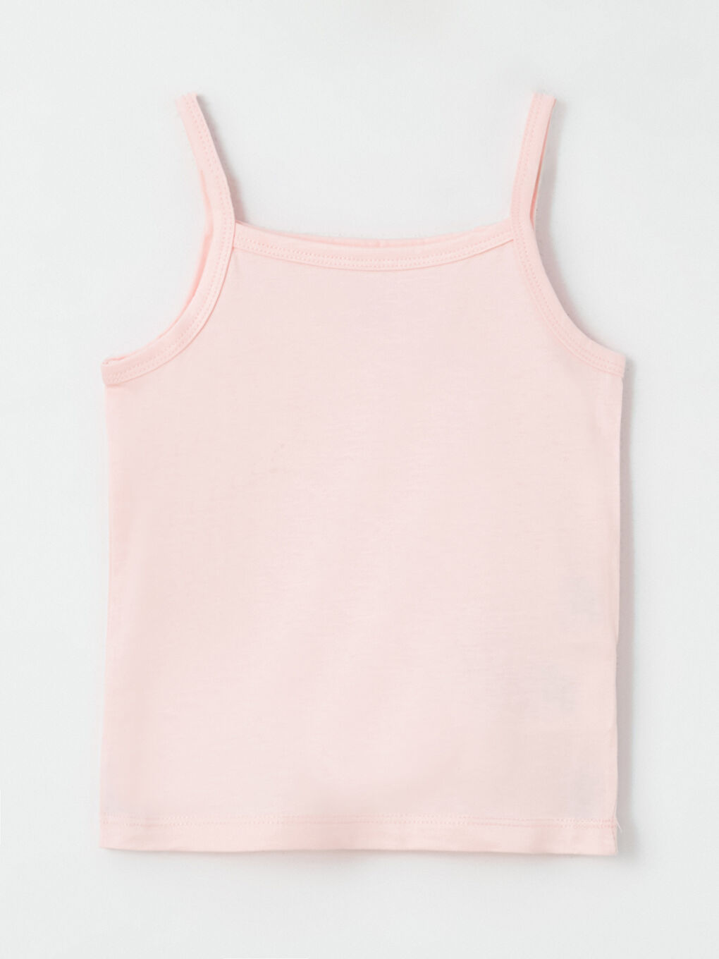 Ekru Bisiklet Yaka Kız Bebek Atlet 3'lü-1