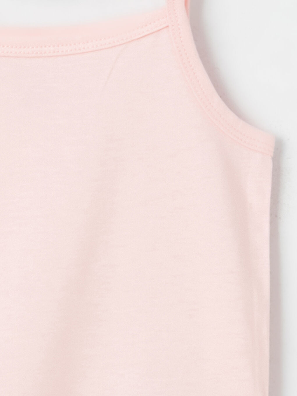 Ekru Bisiklet Yaka Kız Bebek Atlet 3'lü-2