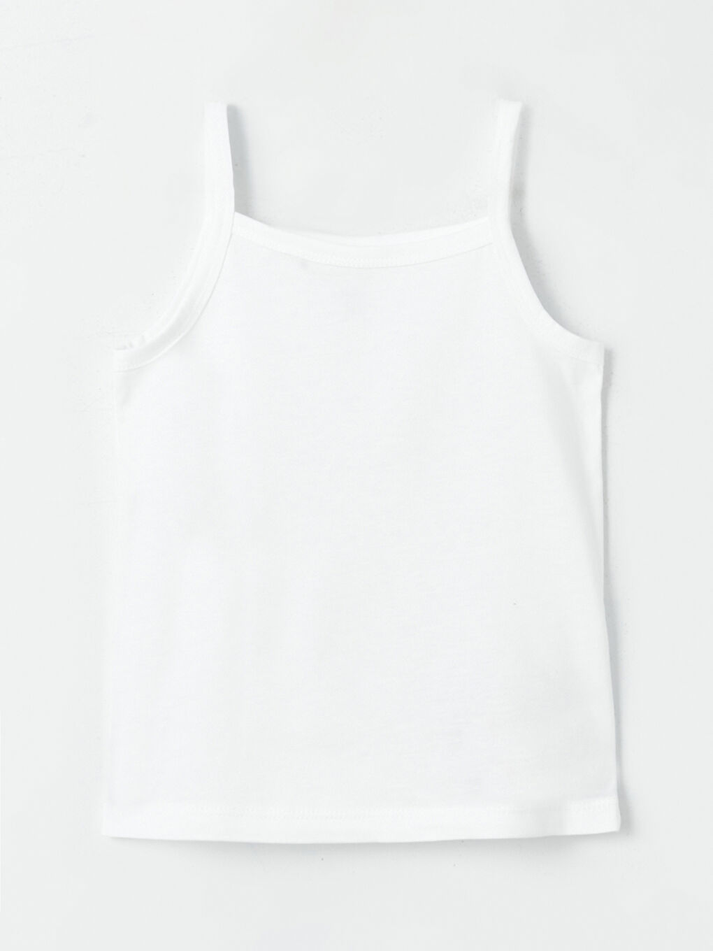 Ekru Bisiklet Yaka Kız Bebek Atlet 3'lü-4