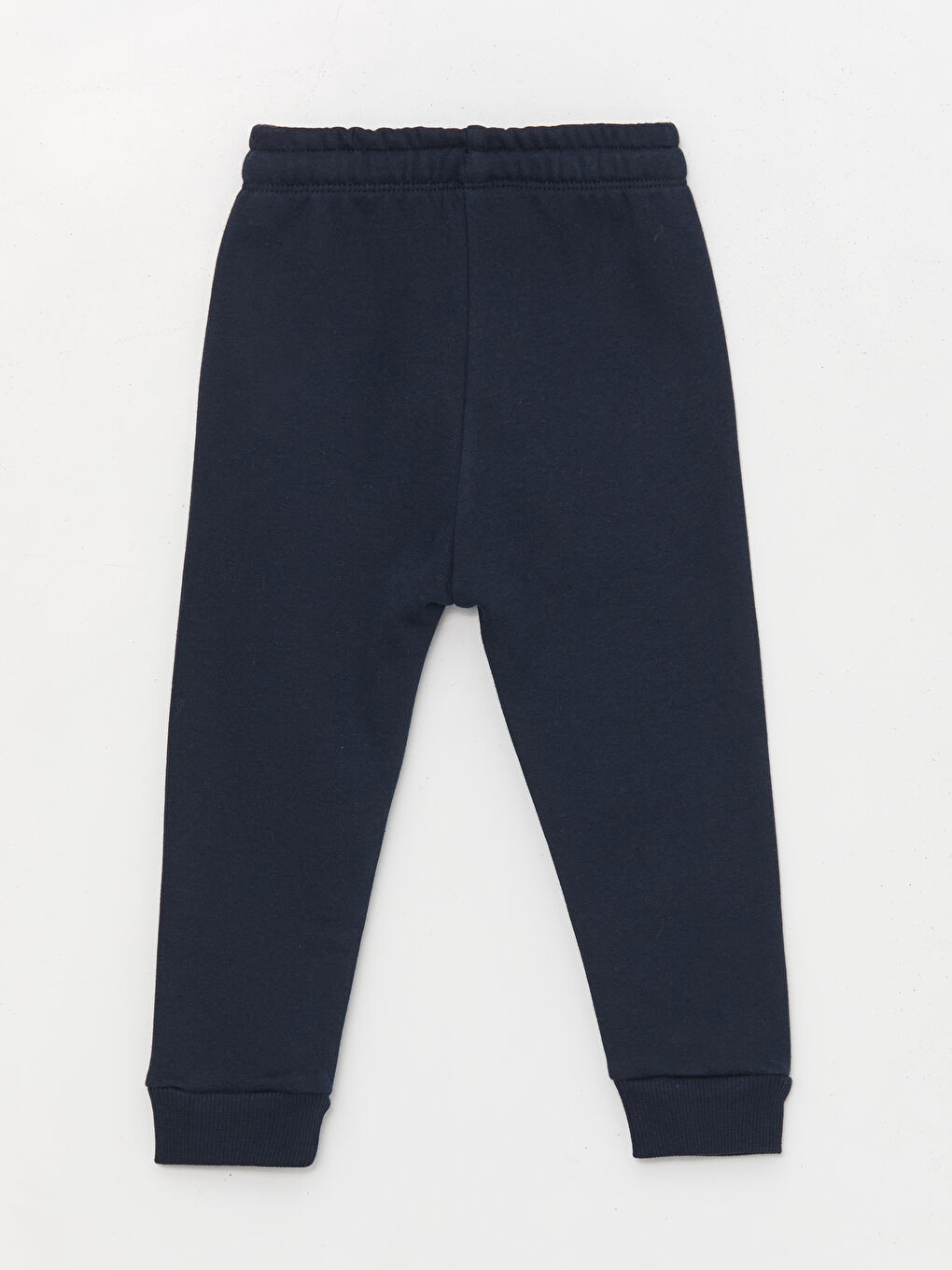 Lacivert Bisiklet Yaka Baskılı Uzun Kollu Erkek Bebek Sweatshirt ve Eşofman Altı 2'li Takım-5