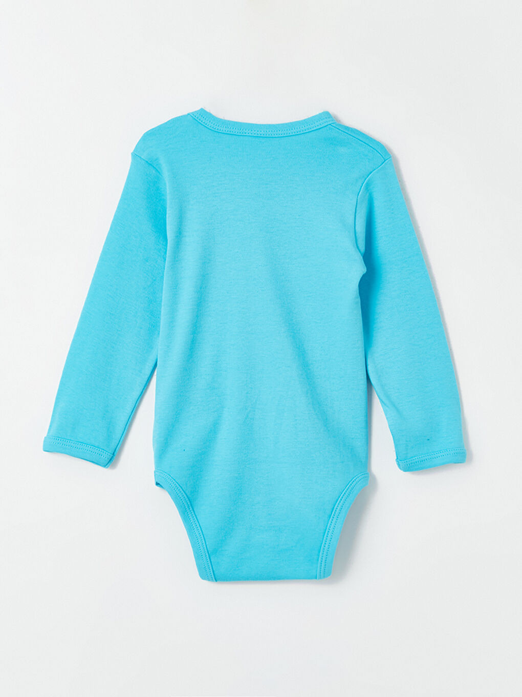 Turkuaz Bisiklet Yaka Baskılı Erkek Bebek Çıtçıtlı Bodysuit 2'li-3