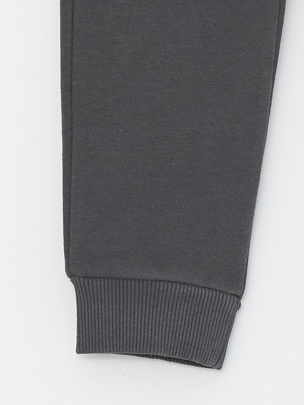 Antrasit Beli Lastikli Basic Erkek Bebek Eşofman Alt-2